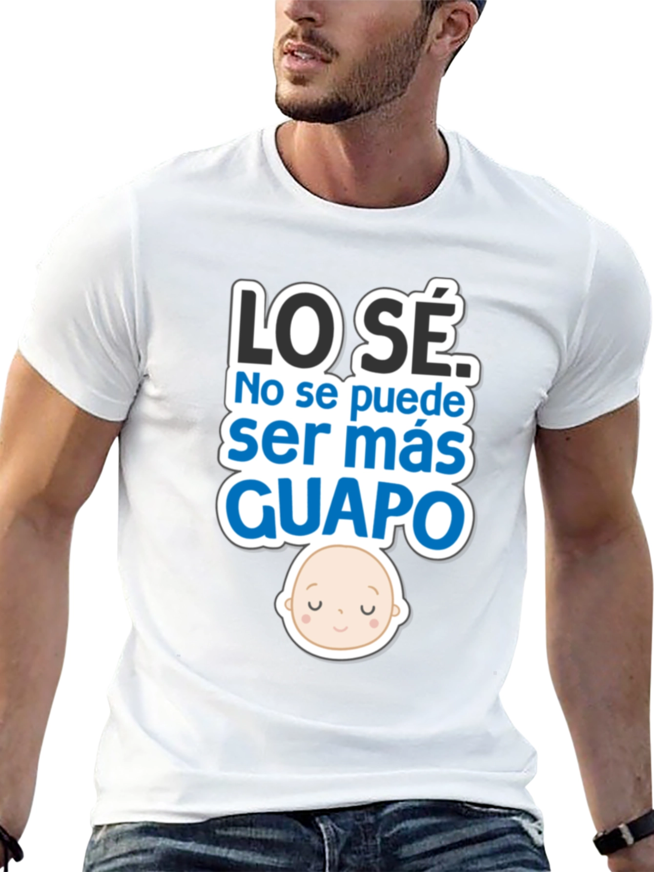 Cute Baby LO SÉ GUAPO Black T-Shirt
