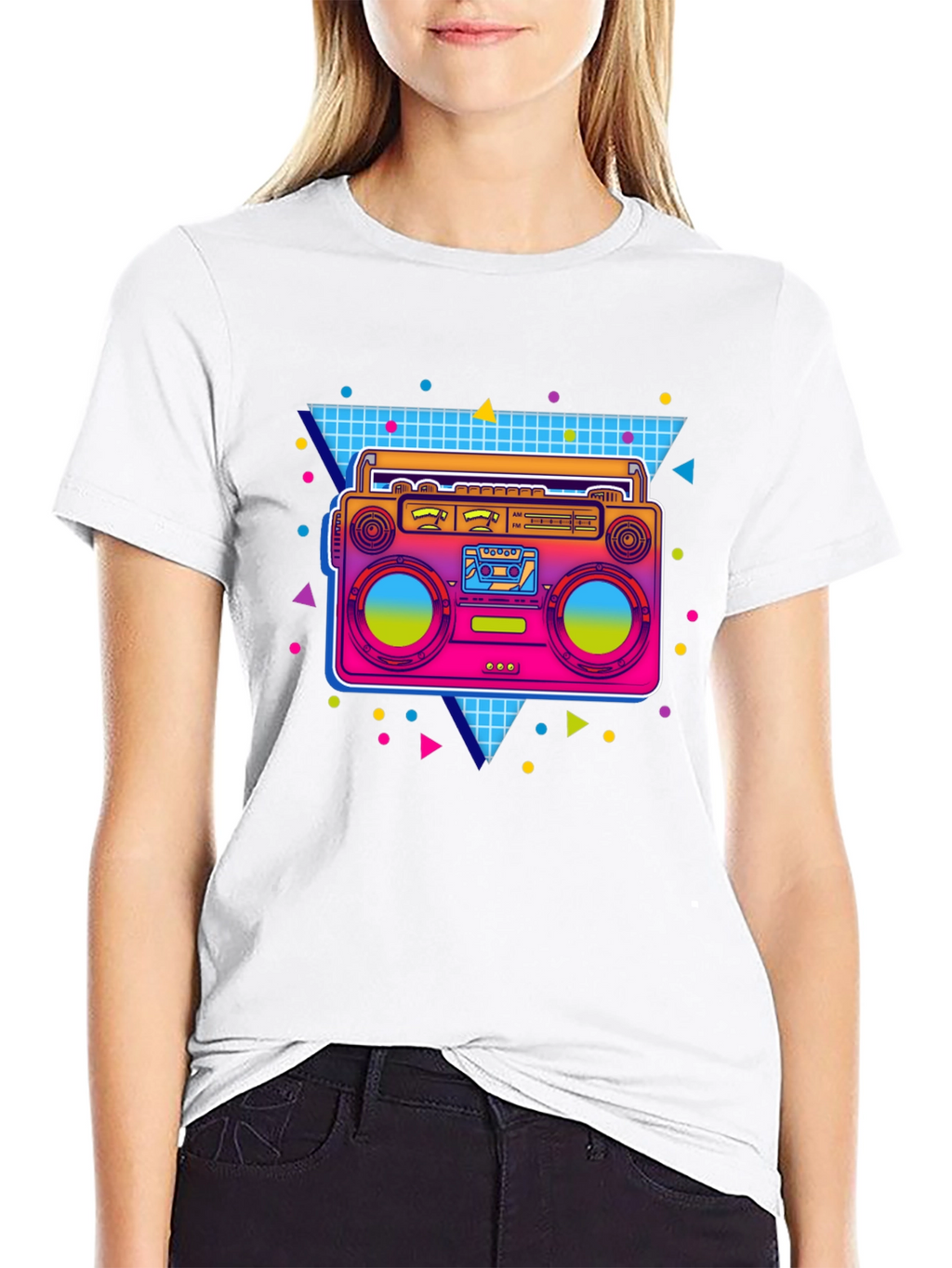 Retro 80s Boombox T-Shirt