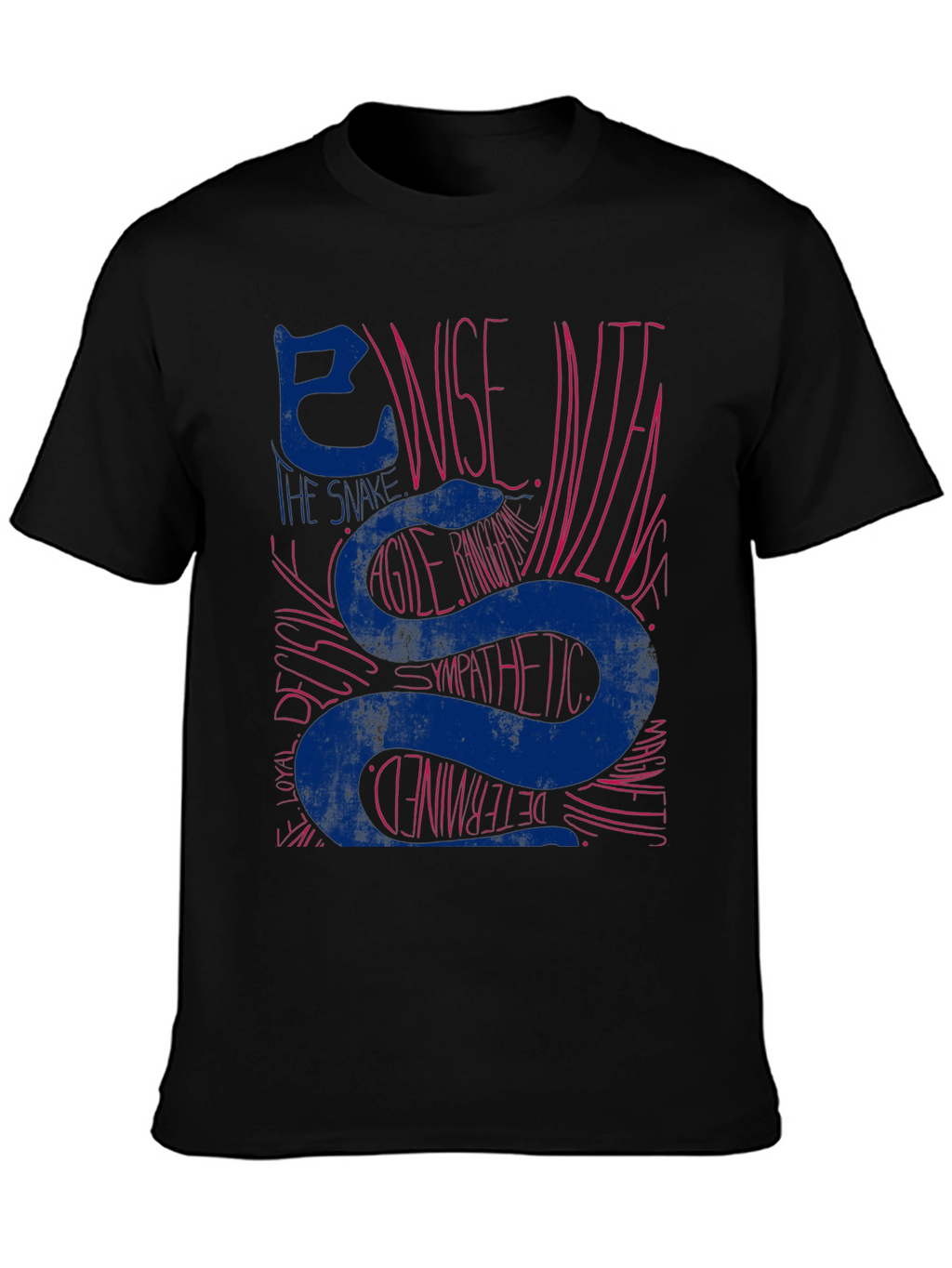 Snake Zodiac Year T-Shirt - Wise Agile Determined Tee