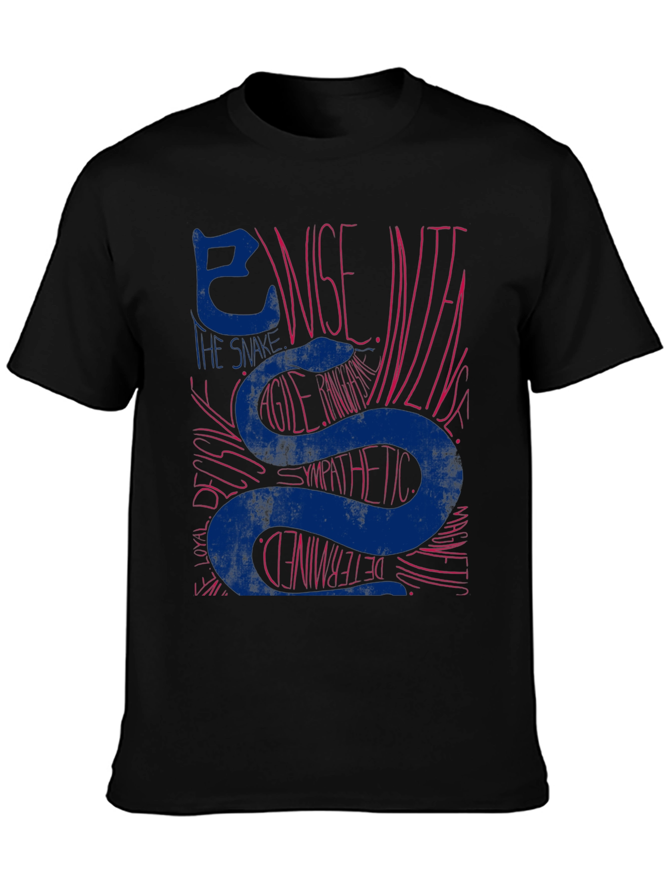 Snake Zodiac Year T-Shirt - Wise Agile Determined Tee