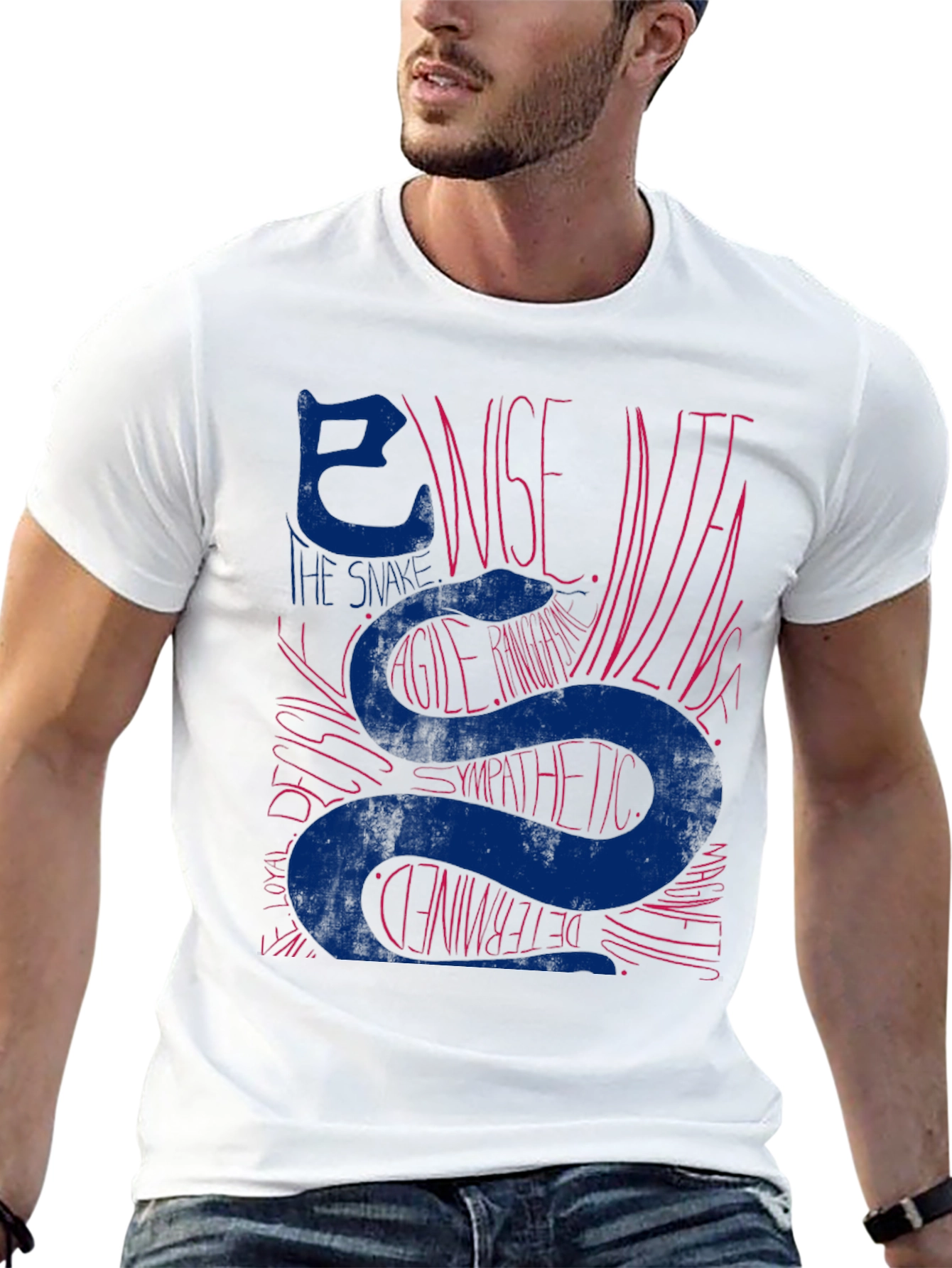 Snake Zodiac Year T-Shirt - Wise Agile Determined Tee