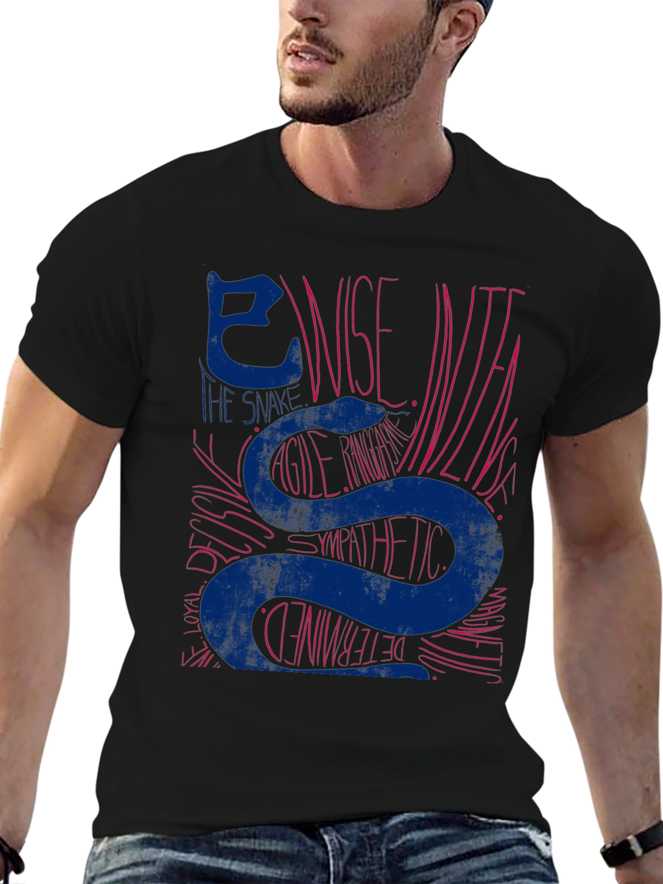 Snake Zodiac Year T-Shirt - Wise Agile Determined Tee