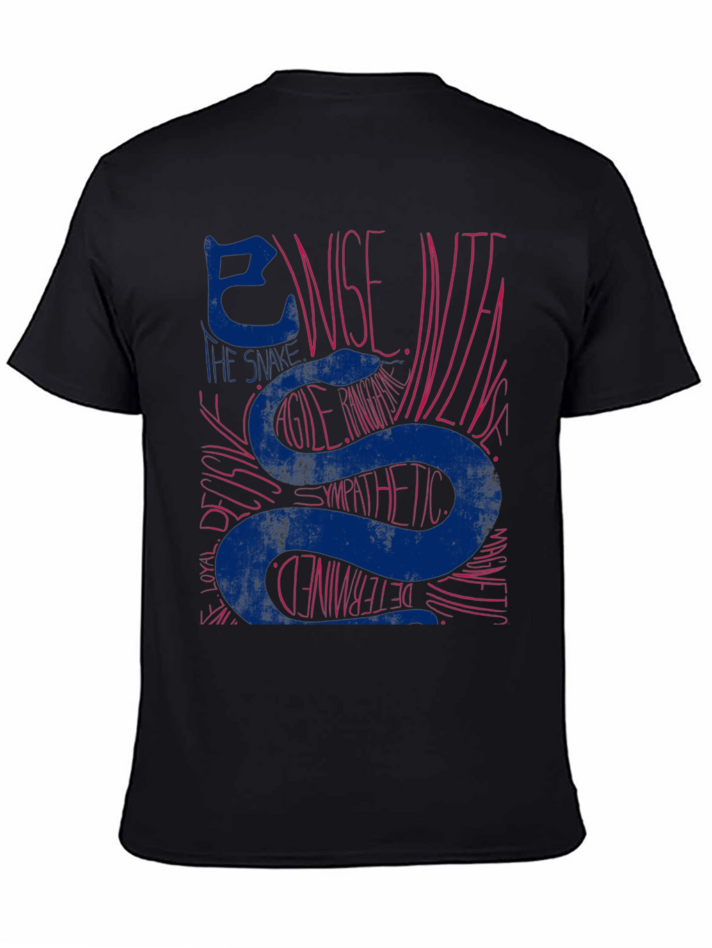 Snake Zodiac Year T-Shirt - Wise Agile Determined Tee