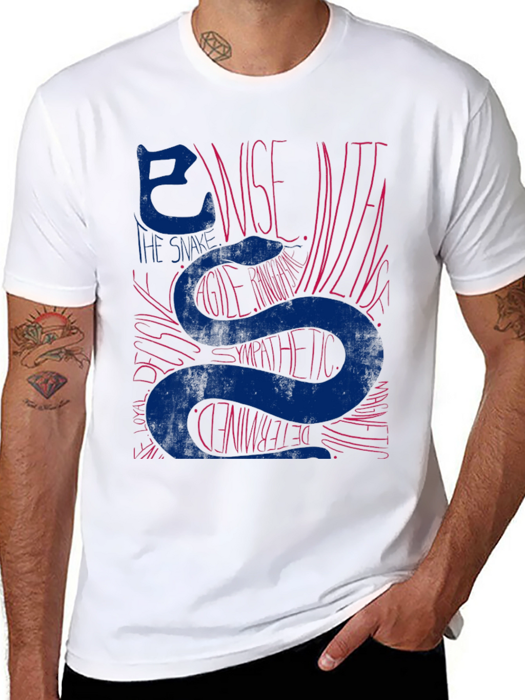 Snake Zodiac Year T-Shirt - Wise Agile Determined Tee