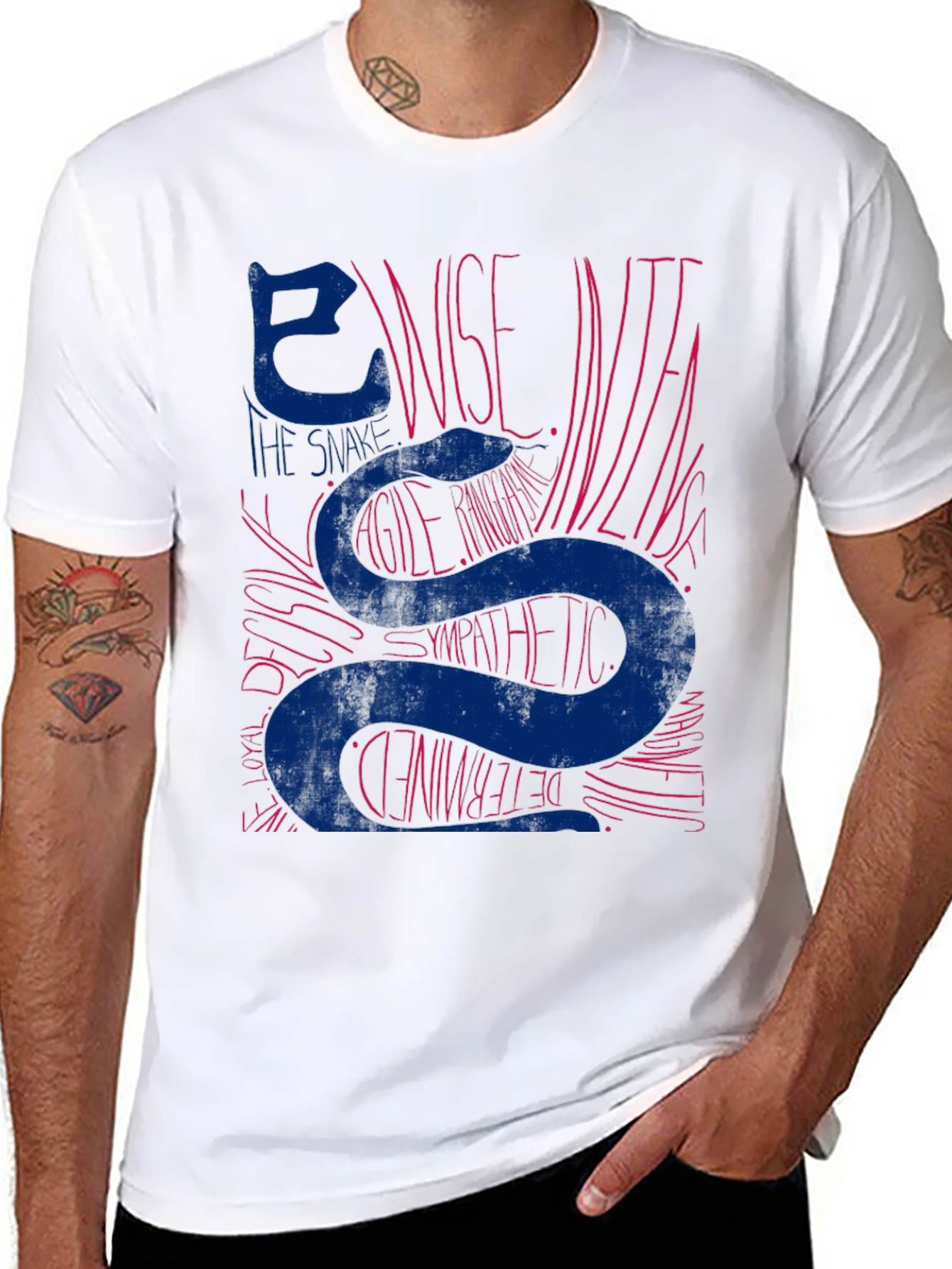 Snake Zodiac Year T-Shirt - Wise Agile Determined Tee