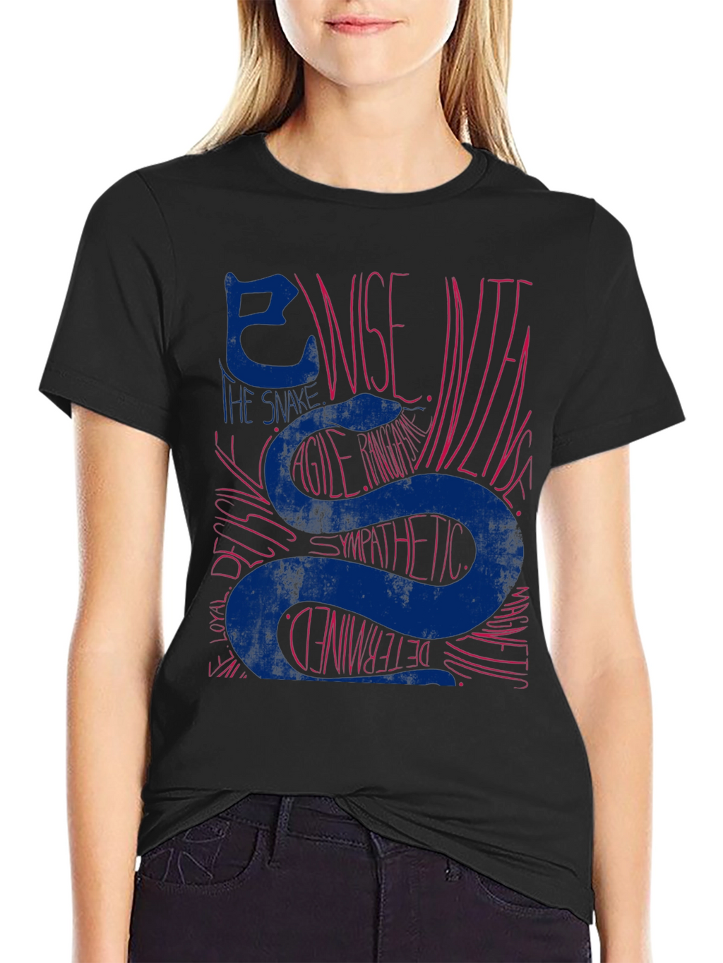 Snake Zodiac Year T-Shirt - Wise Agile Determined Tee