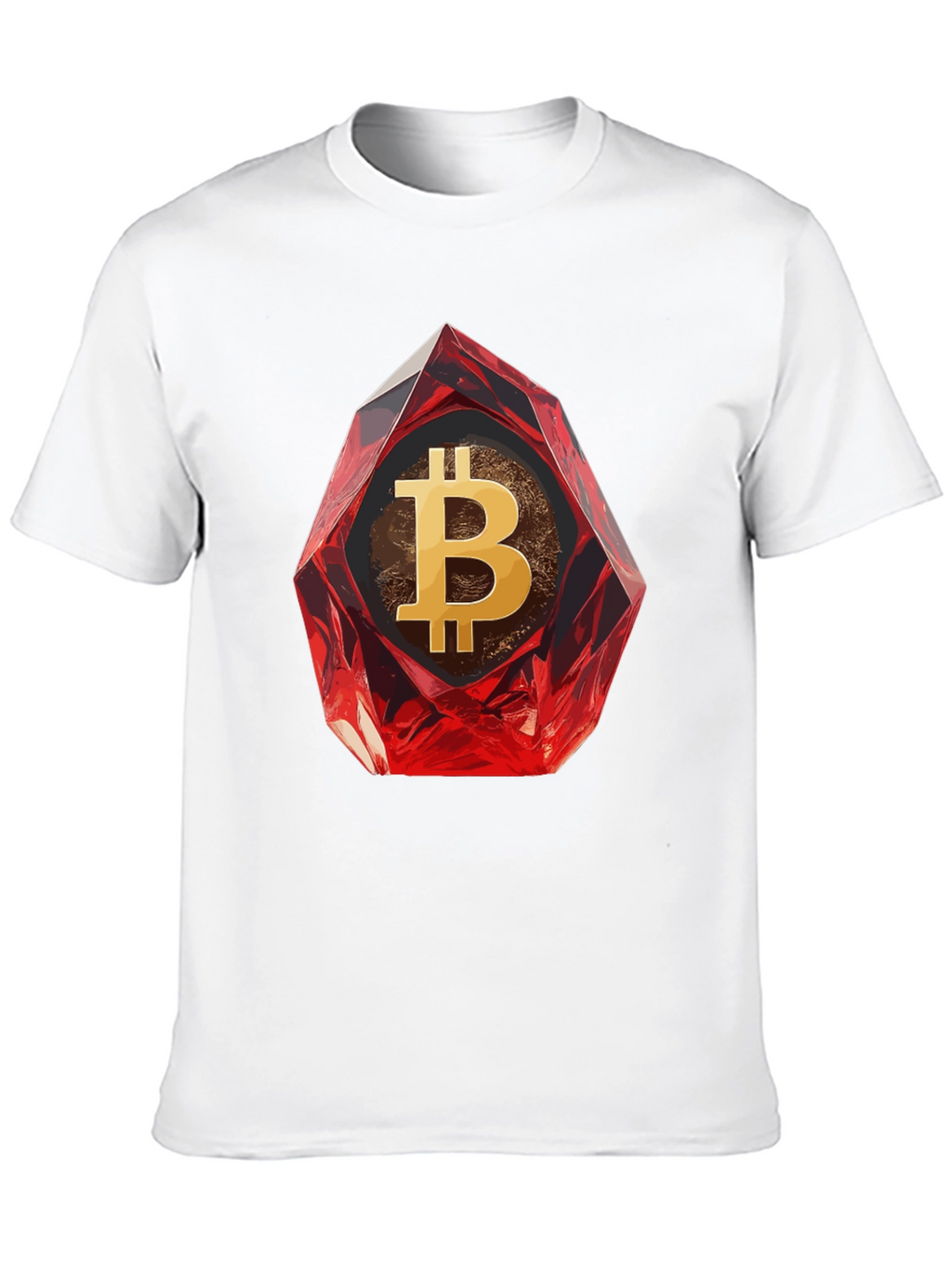 Bitcoin Ruby Gemstone T-Shirt