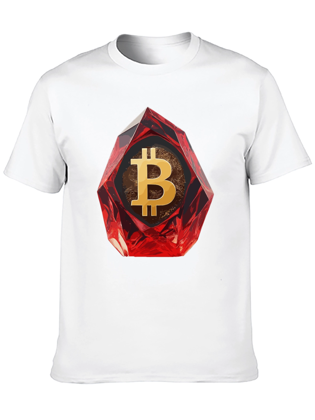 Bitcoin Ruby Gemstone T-Shirt