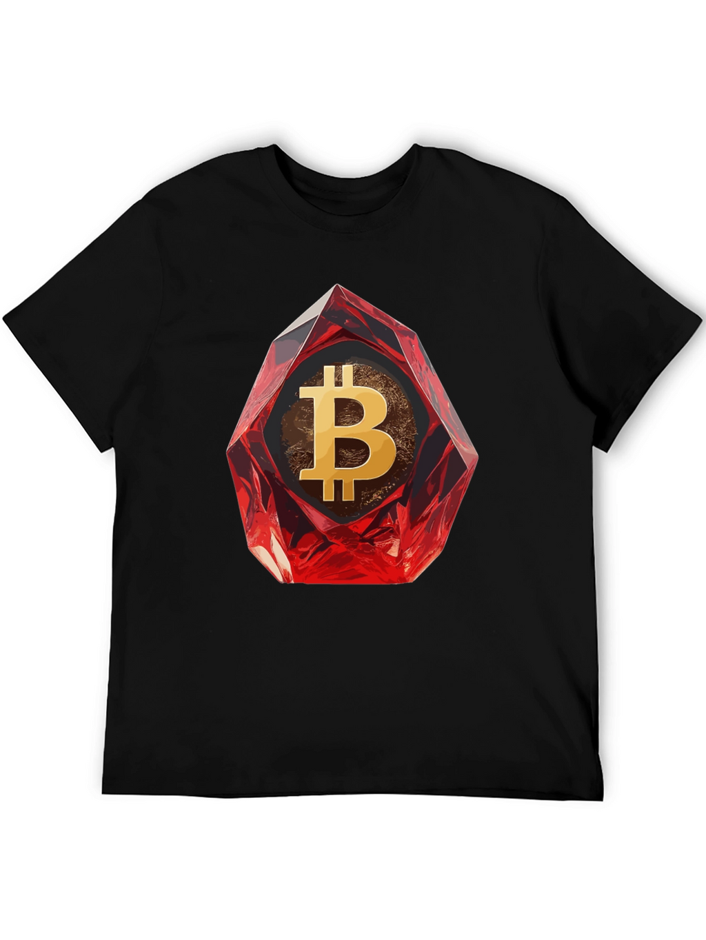 Bitcoin Ruby Gemstone T-Shirt