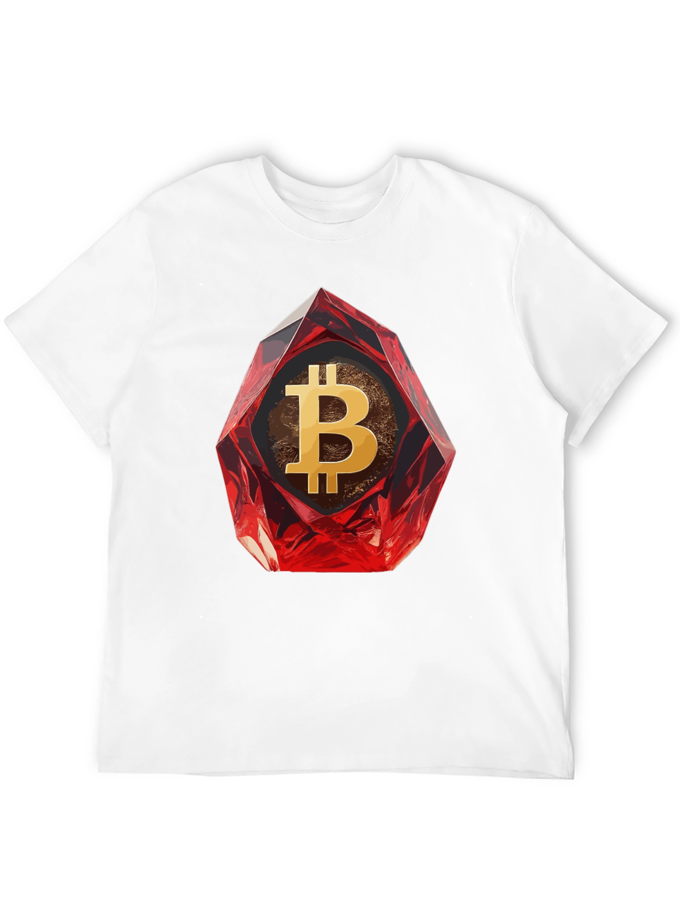 Bitcoin Ruby Gemstone T-Shirt