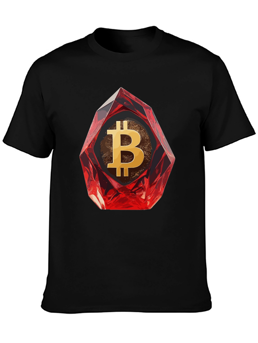 Bitcoin Ruby Gemstone T-Shirt