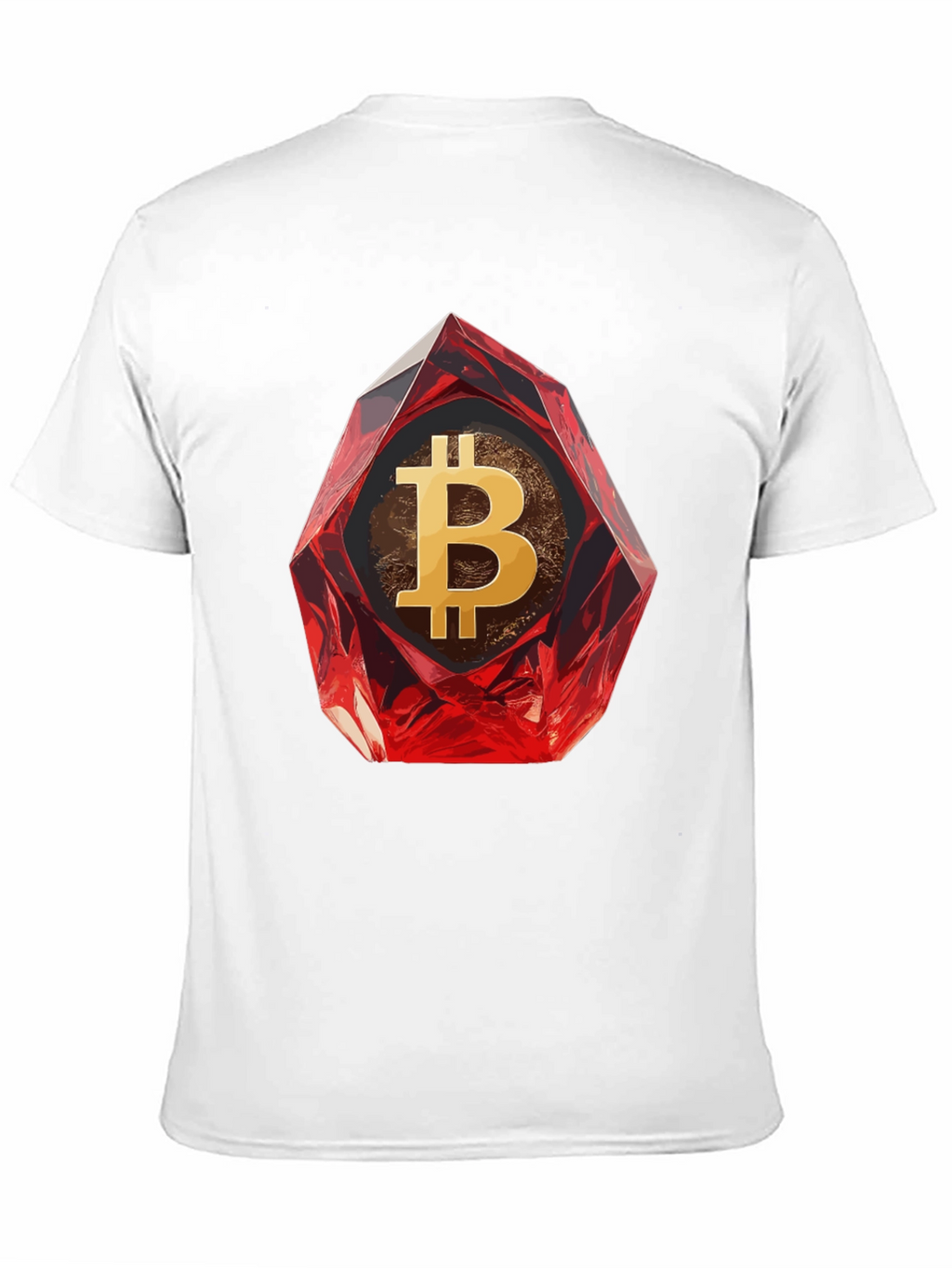 Bitcoin Ruby Gemstone T-Shirt
