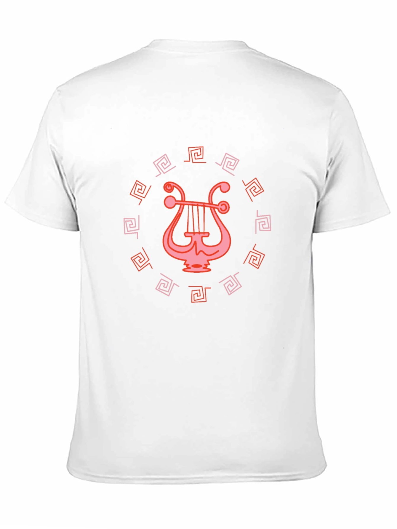 Lyre Graphic Tee - Unique Circle Design