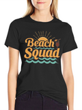 Beach Squad Graphic T-Shirt - Summer Vibes!
