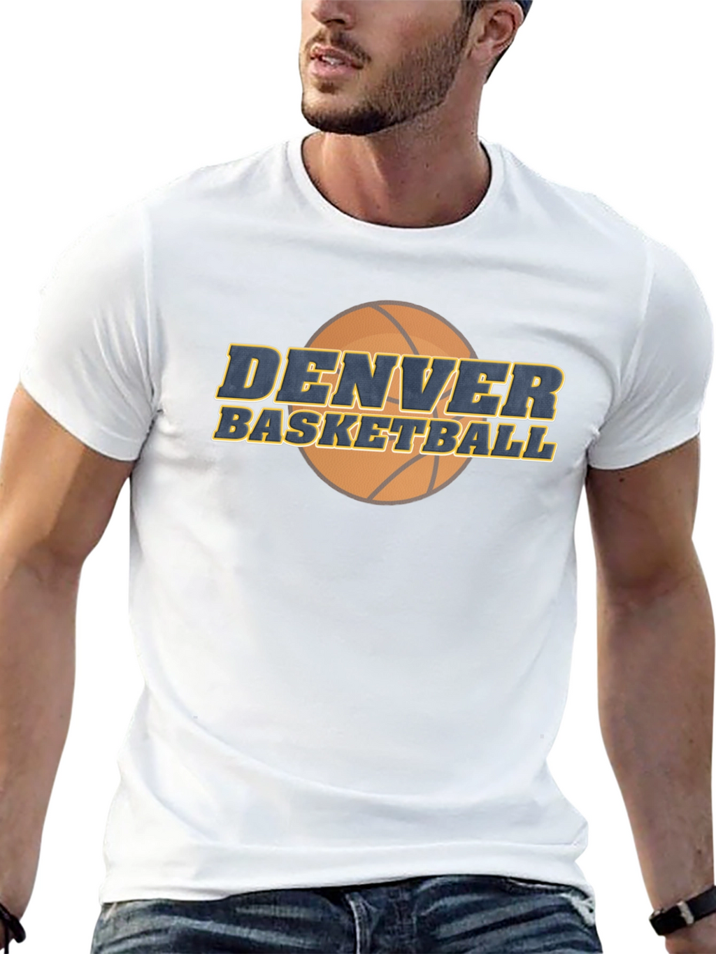 Denver Basketball Graphic T-Shirt