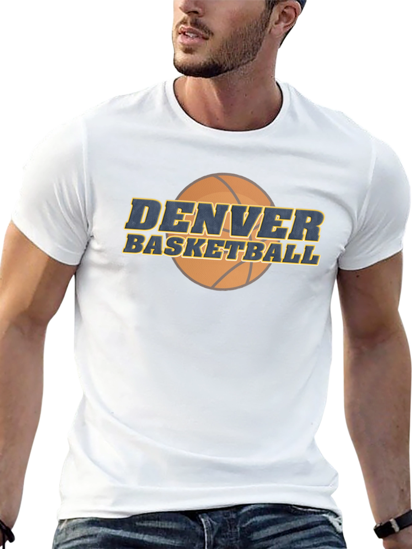 Denver Basketball Graphic T-Shirt