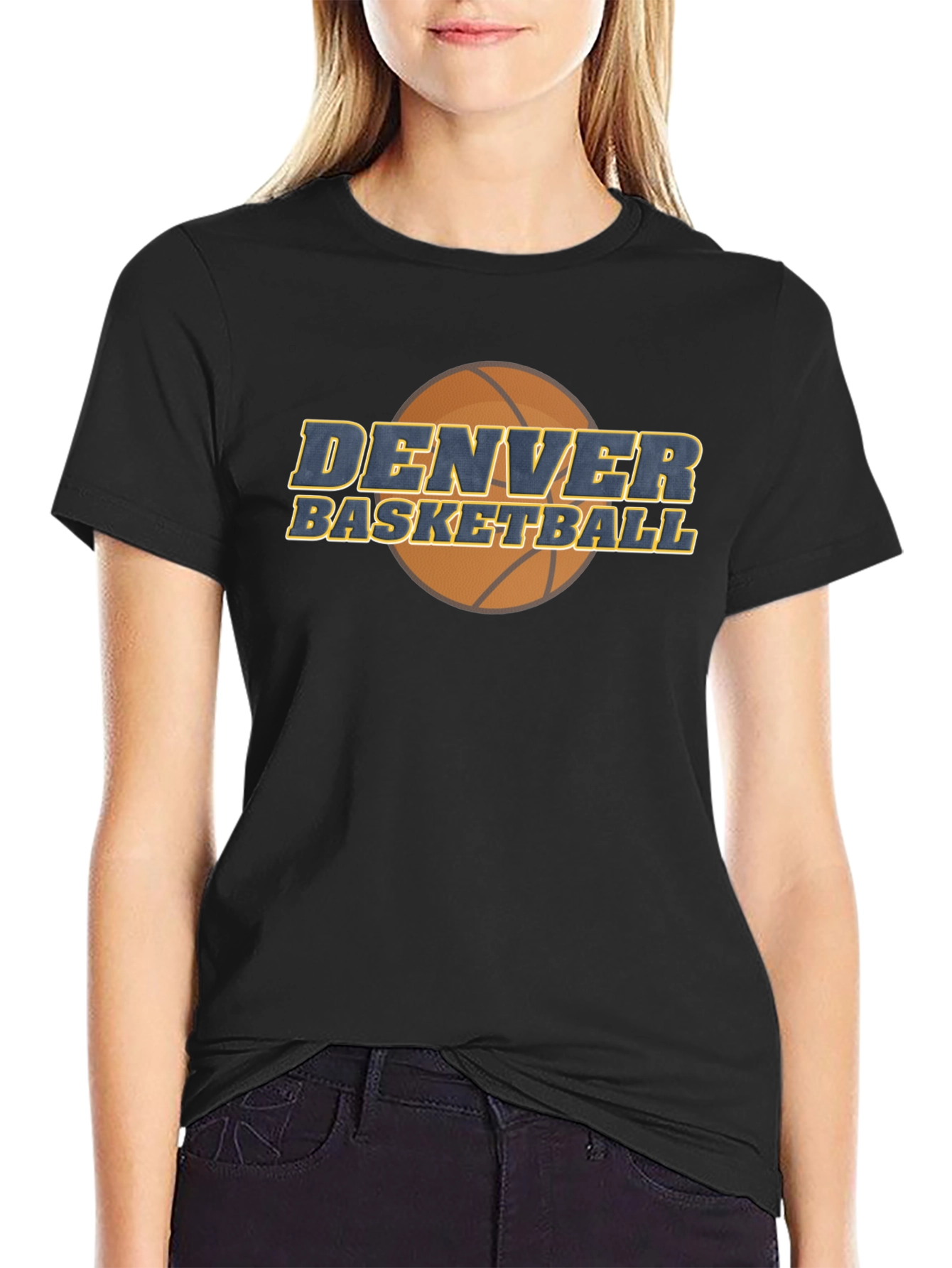 Denver Basketball Graphic T-Shirt