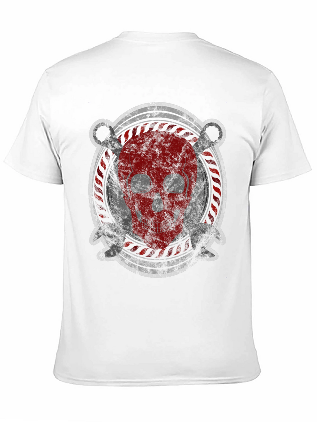 Skull & Wrenches Graphic T-Shirt - Mens Black Tee