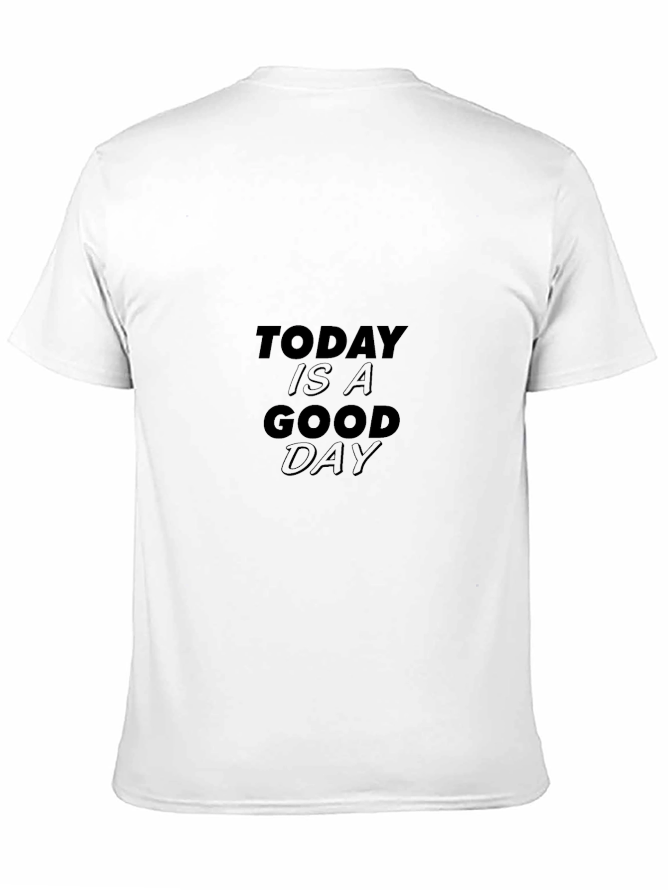 Today Is A Good Day Graphic Tee - Black