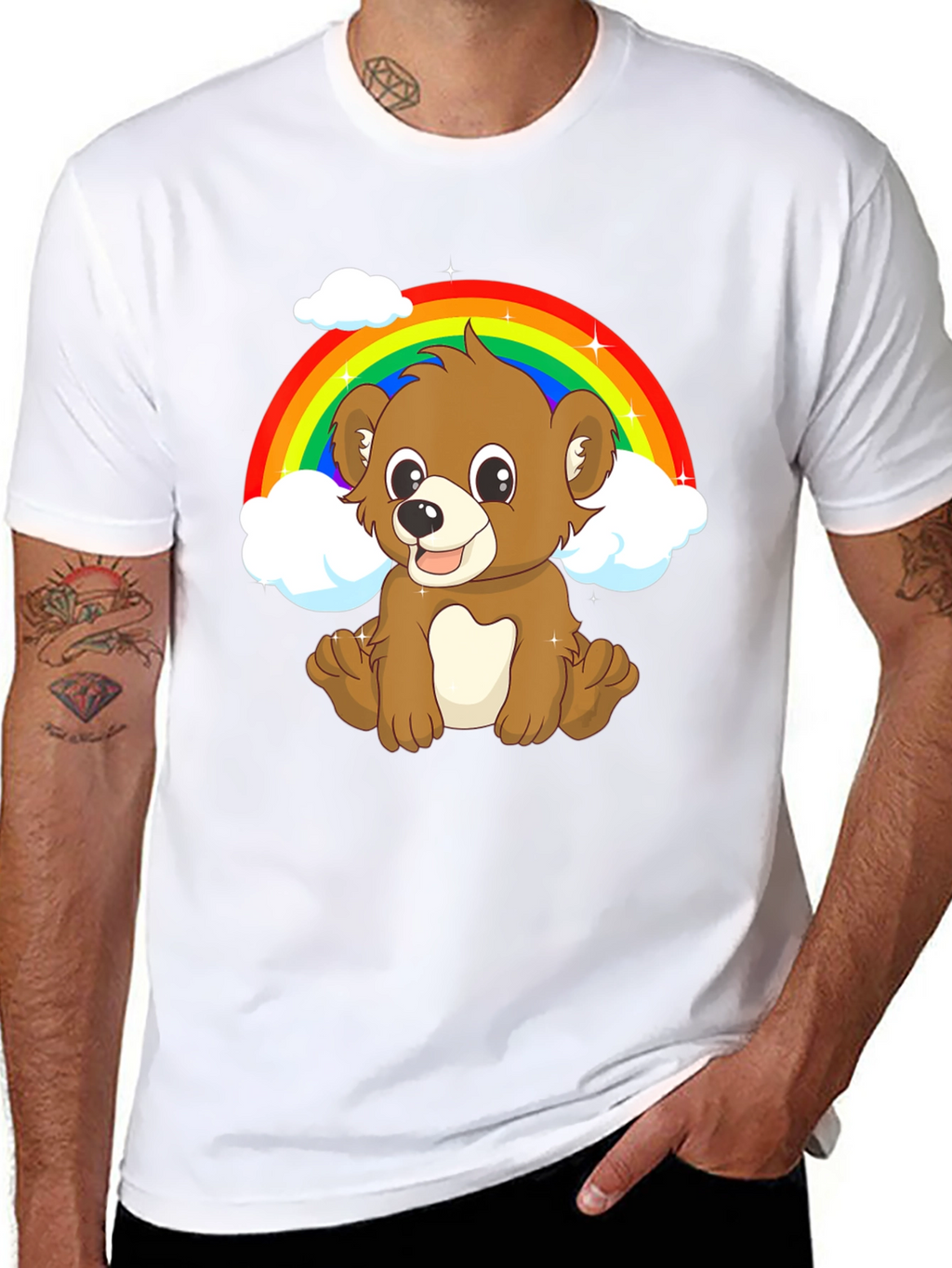 Rainbow Bear Graphic Tee