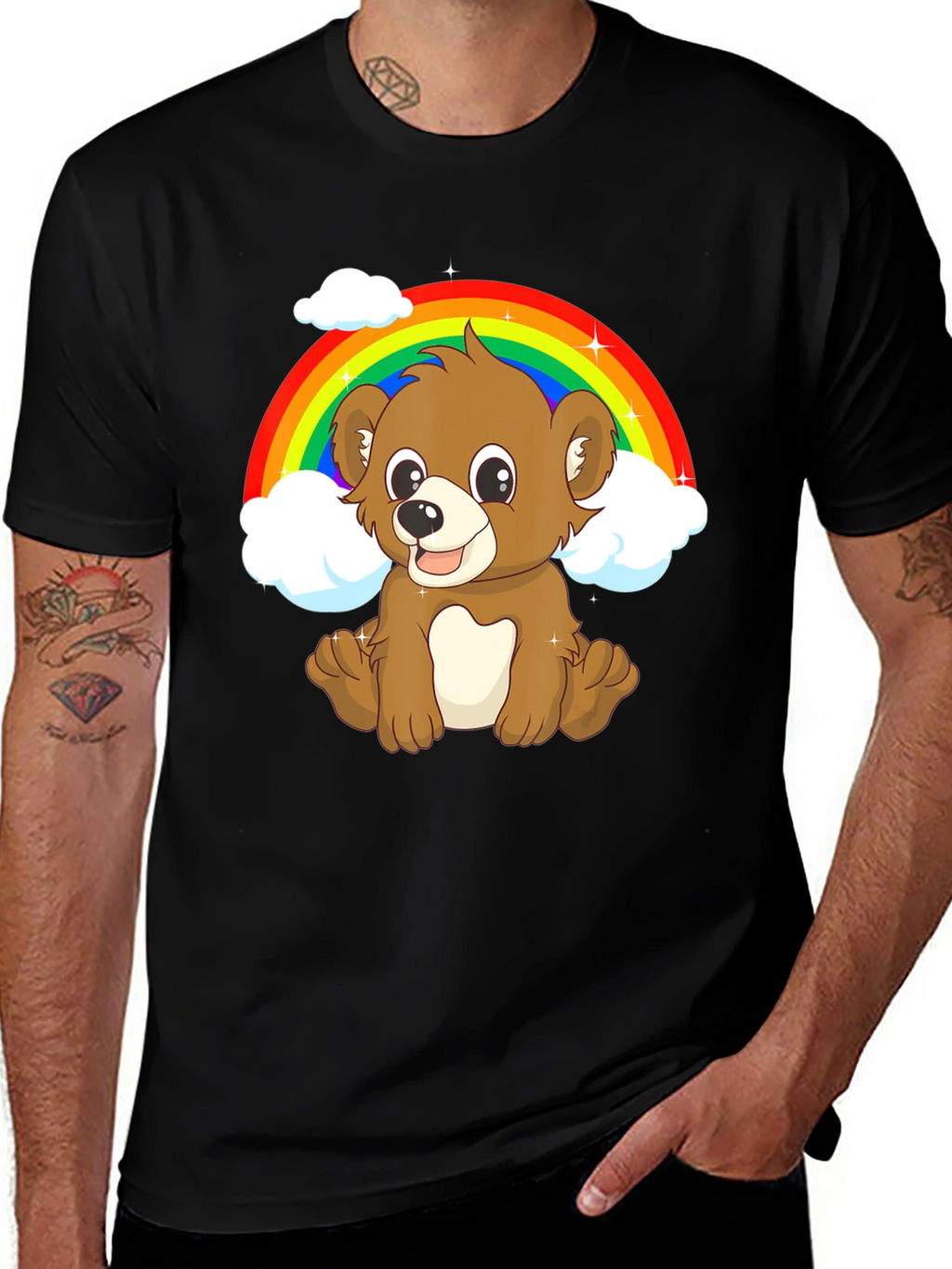 Rainbow Bear Graphic Tee