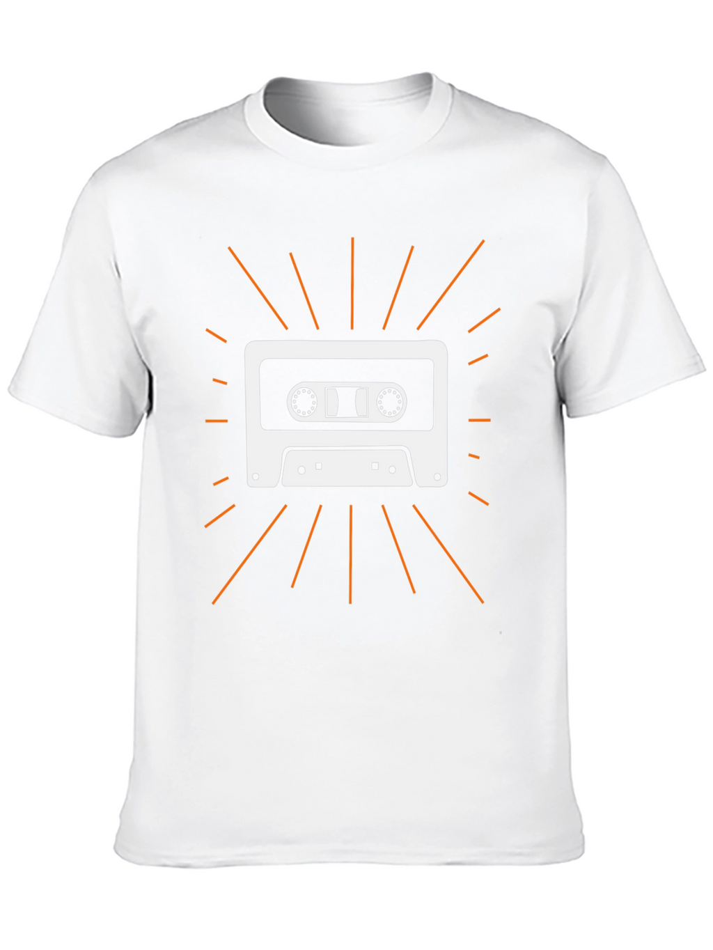 Retro Cassette Tape Graphic Tee - Classic Style