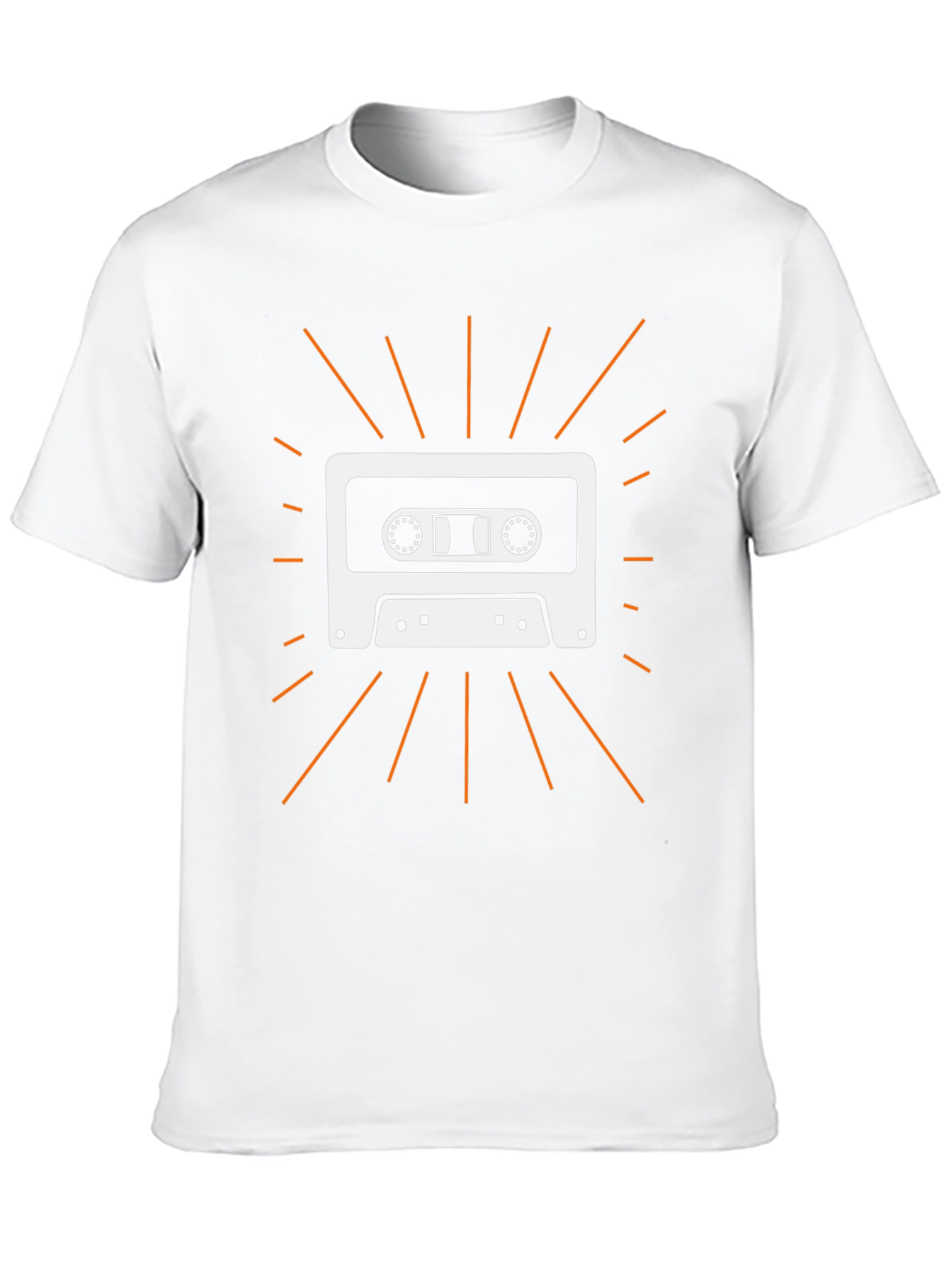 Retro Cassette Tape Graphic Tee - Classic Style