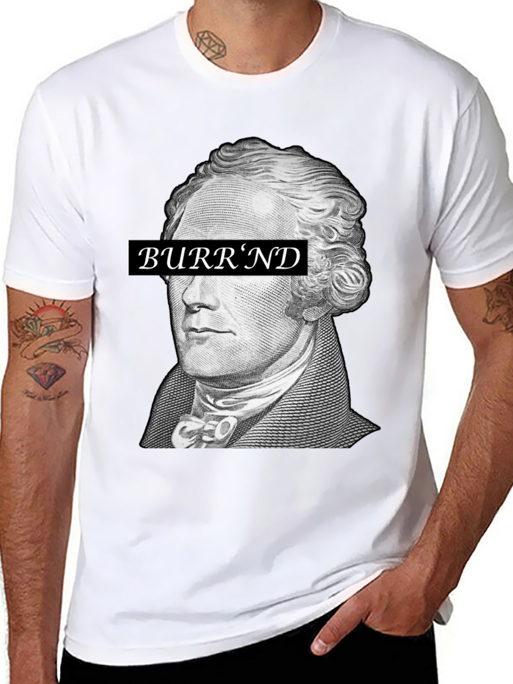 Hamilton Burrnd T-Shirt - Historical Hip Hop Tee