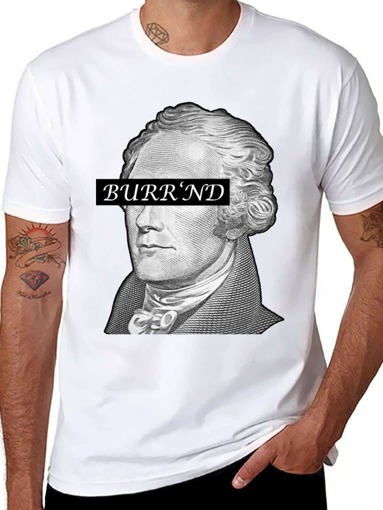 Hamilton Burrnd T-Shirt - Historical Hip Hop Tee