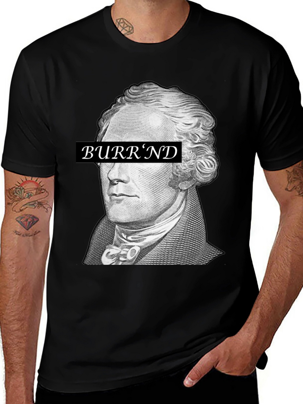 Hamilton Burrnd T-Shirt - Historical Hip Hop Tee