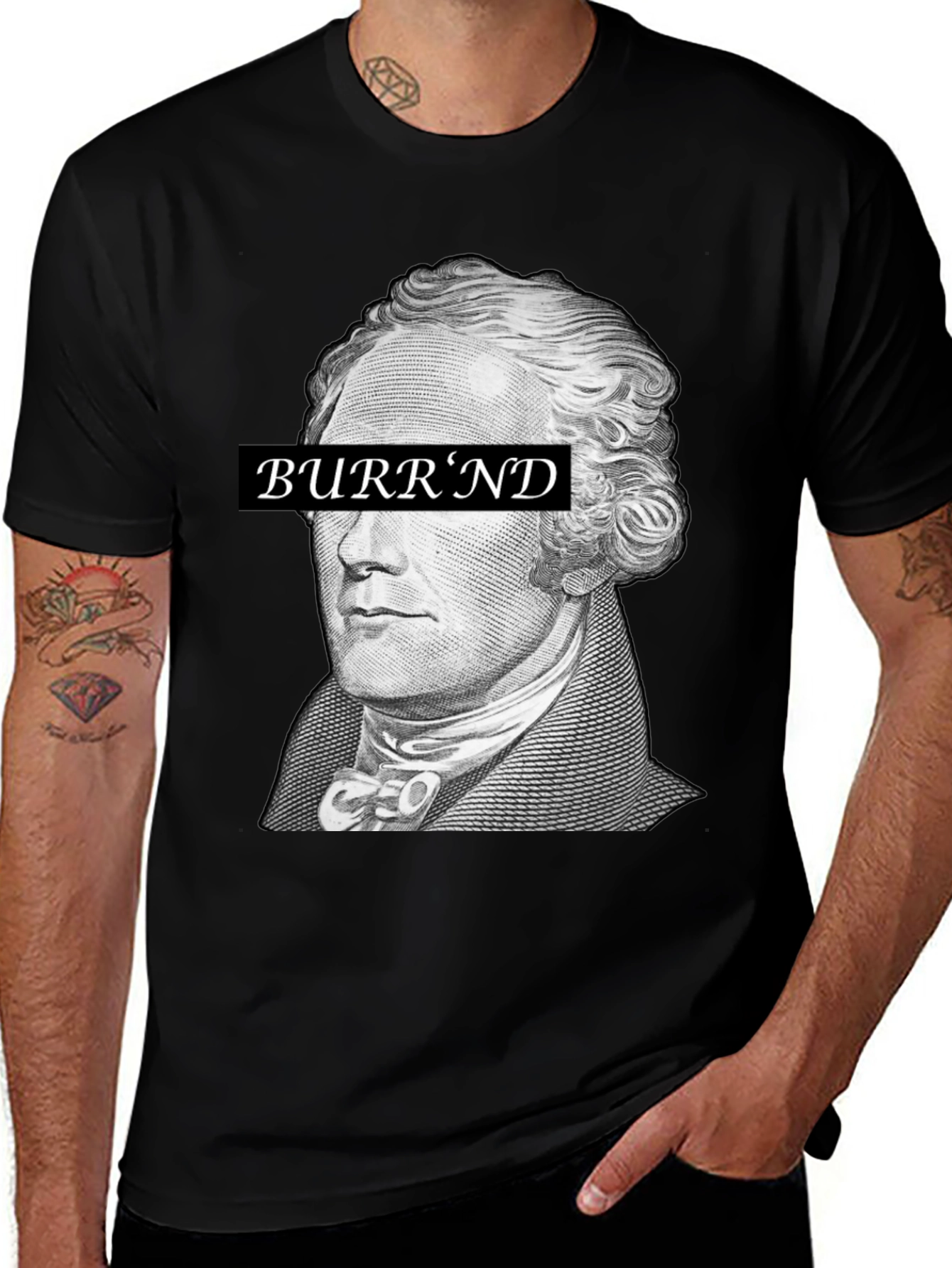 Hamilton Burrnd T-Shirt - Historical Hip Hop Tee