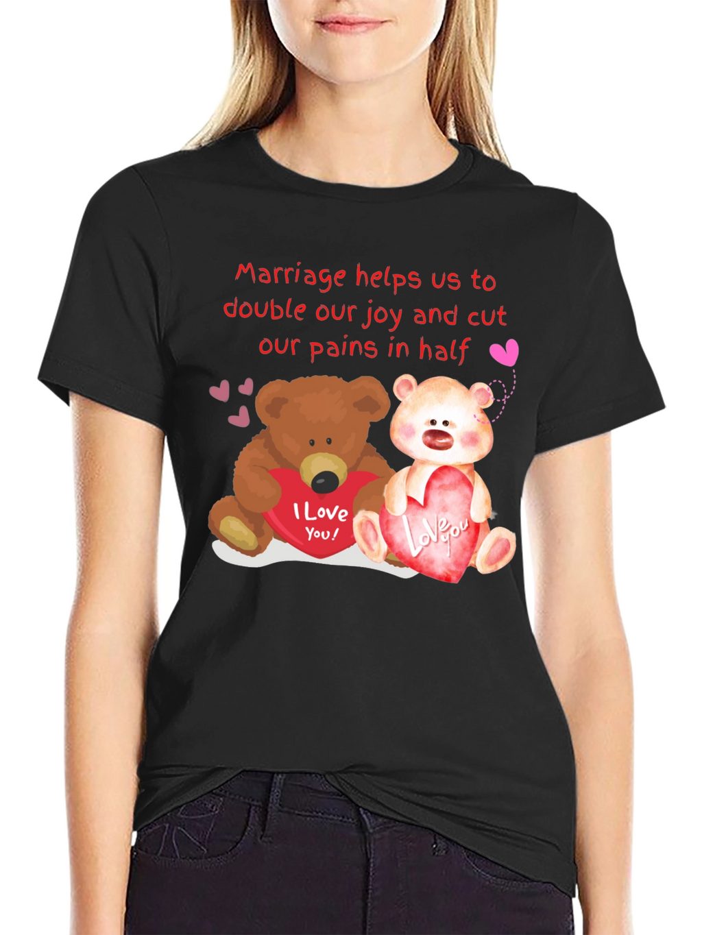 Cute Couple Bears Valentine T-Shirt
