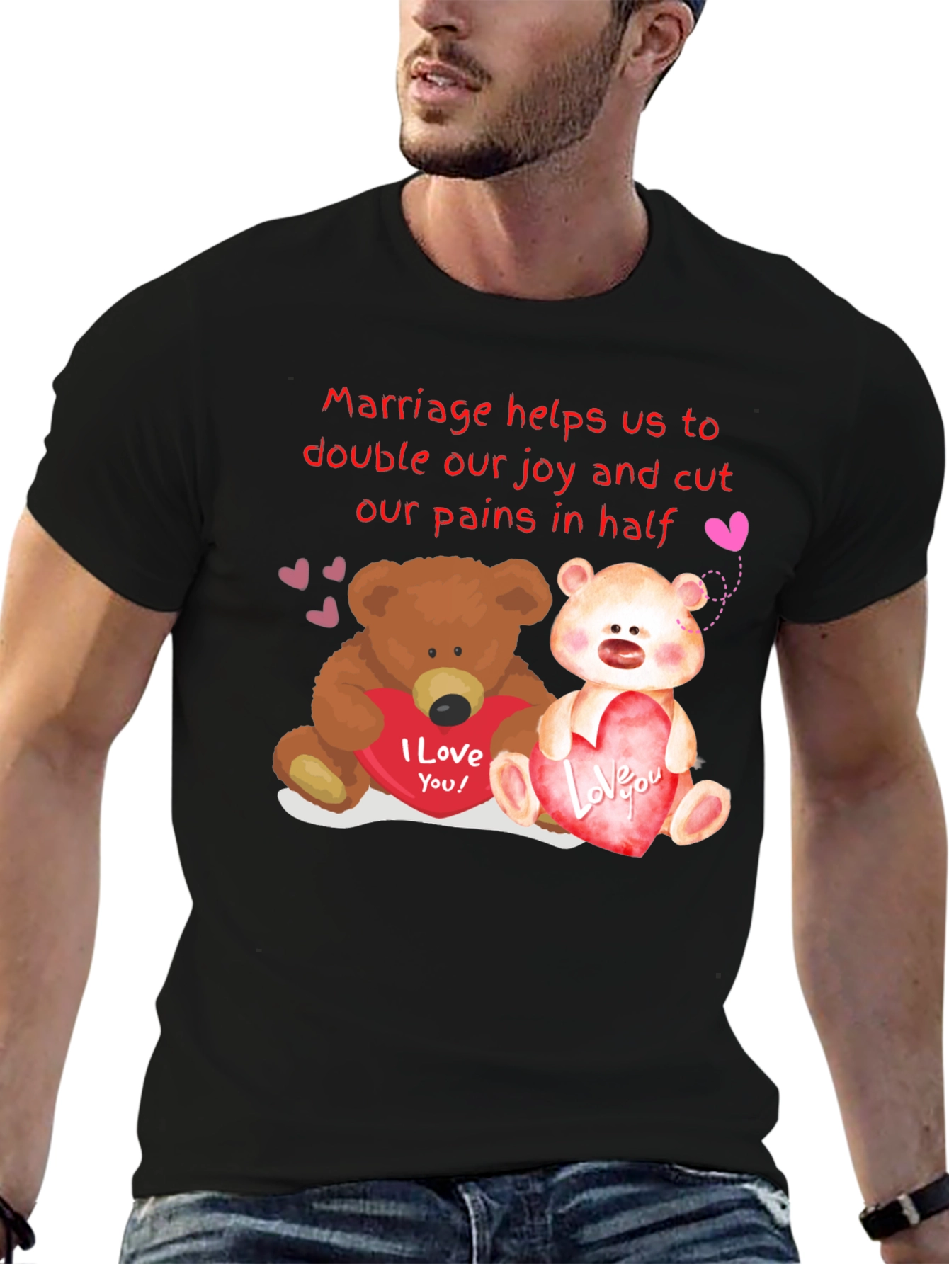 Cute Couple Bears Valentine T-Shirt