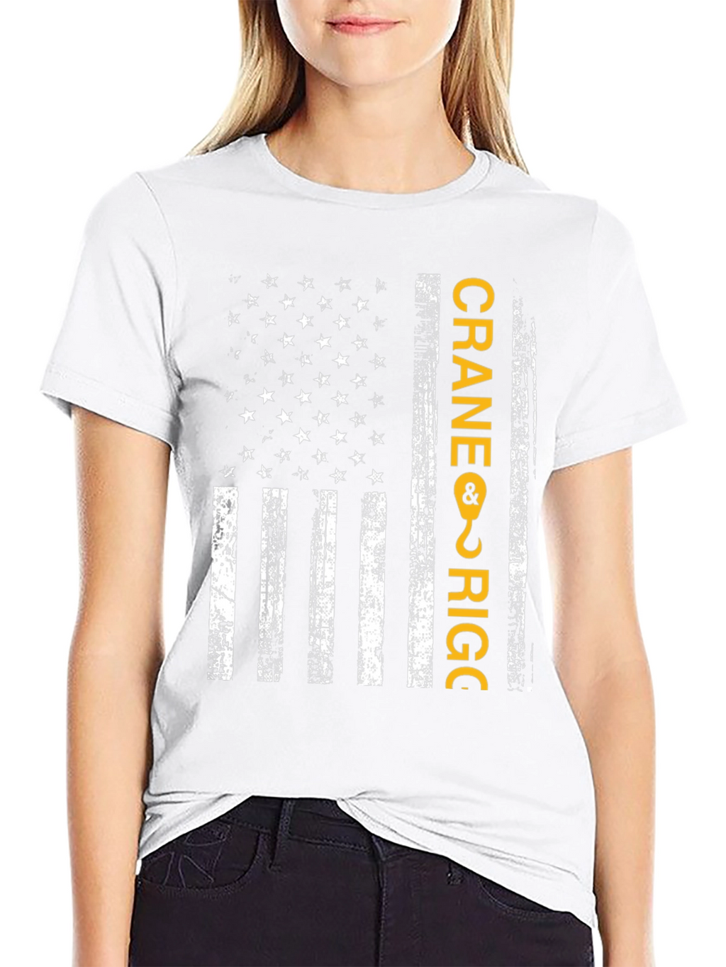 Crane & Rigger American Flag T-Shirt