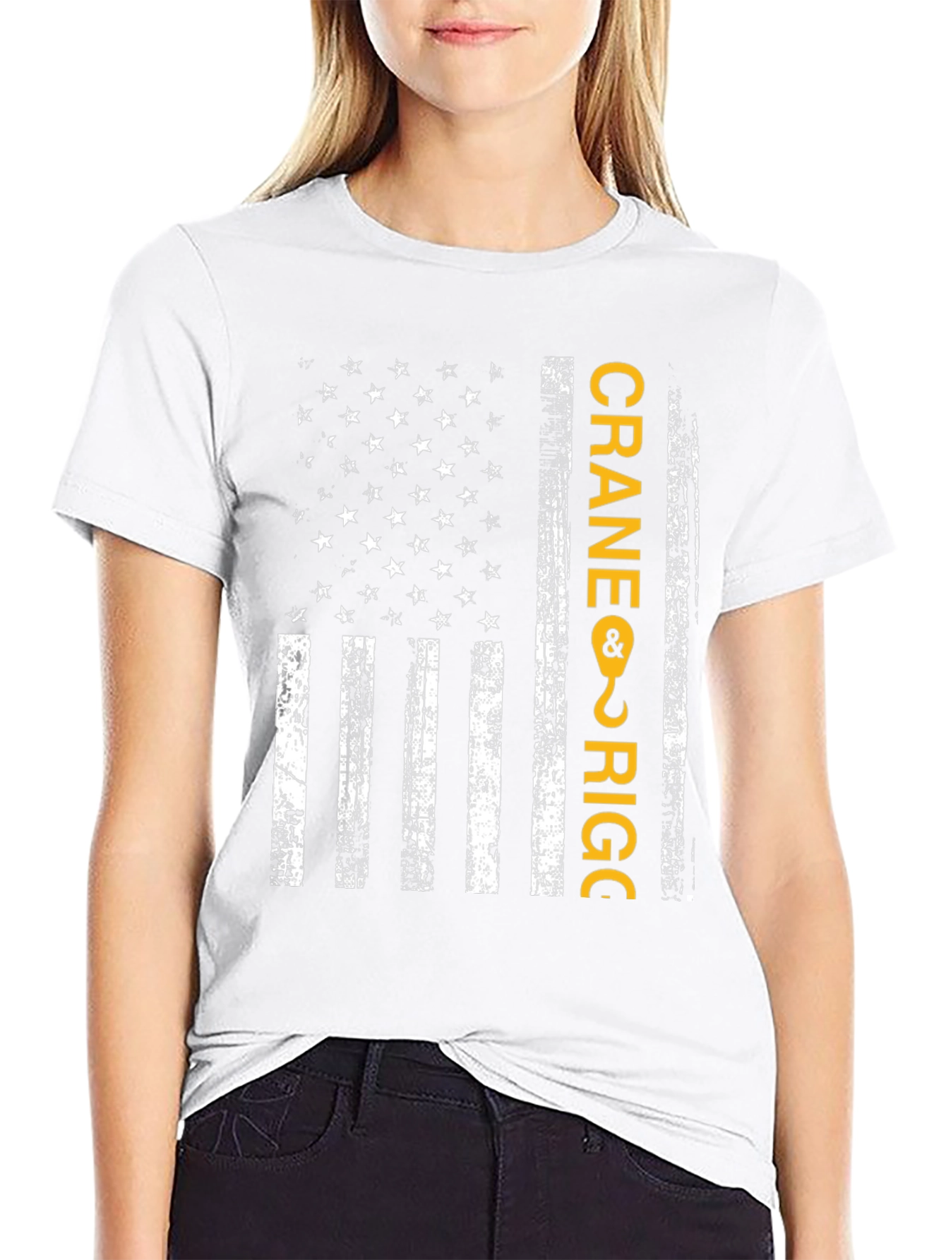 Crane & Rigger American Flag T-Shirt