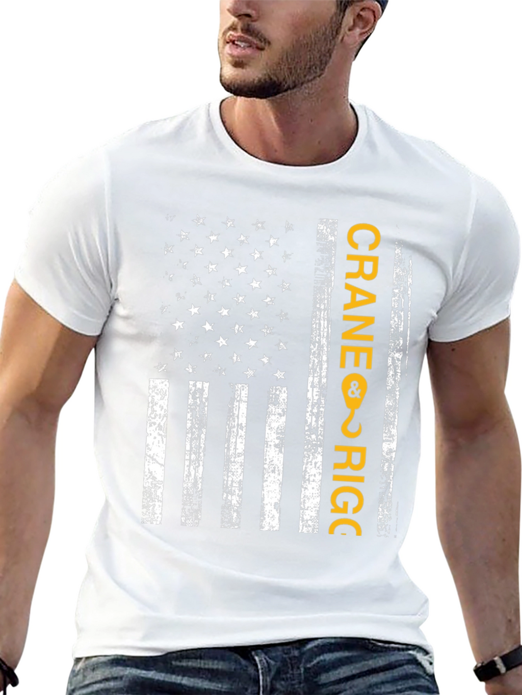 Crane & Rigger American Flag T-Shirt