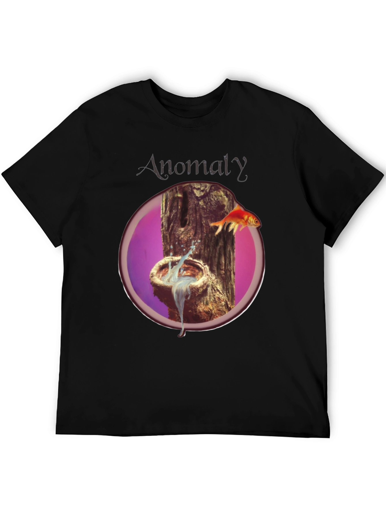Anomaly Graphic Tee - Goldfish Surreal Design
