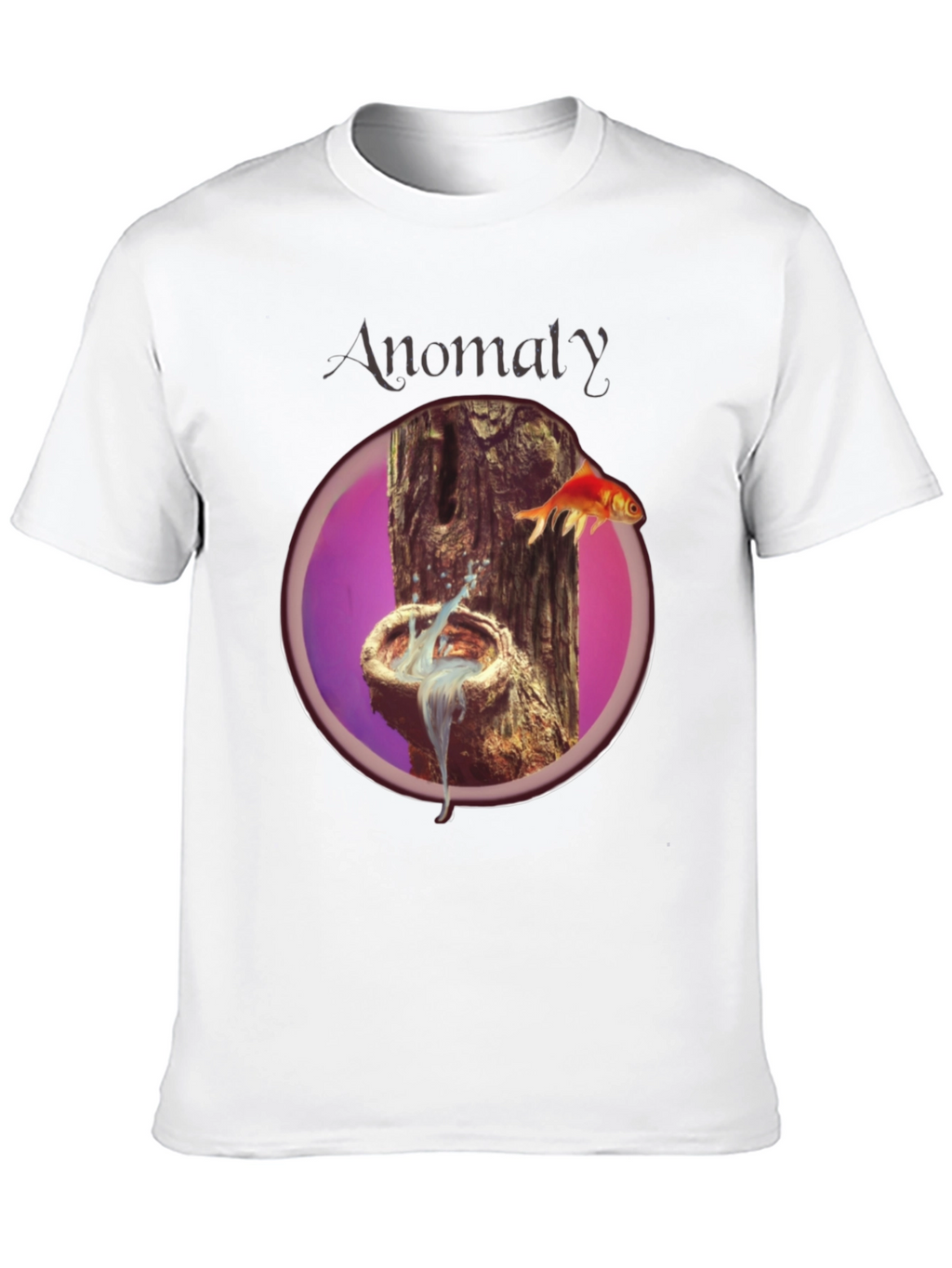Anomaly Graphic Tee - Goldfish Surreal Design