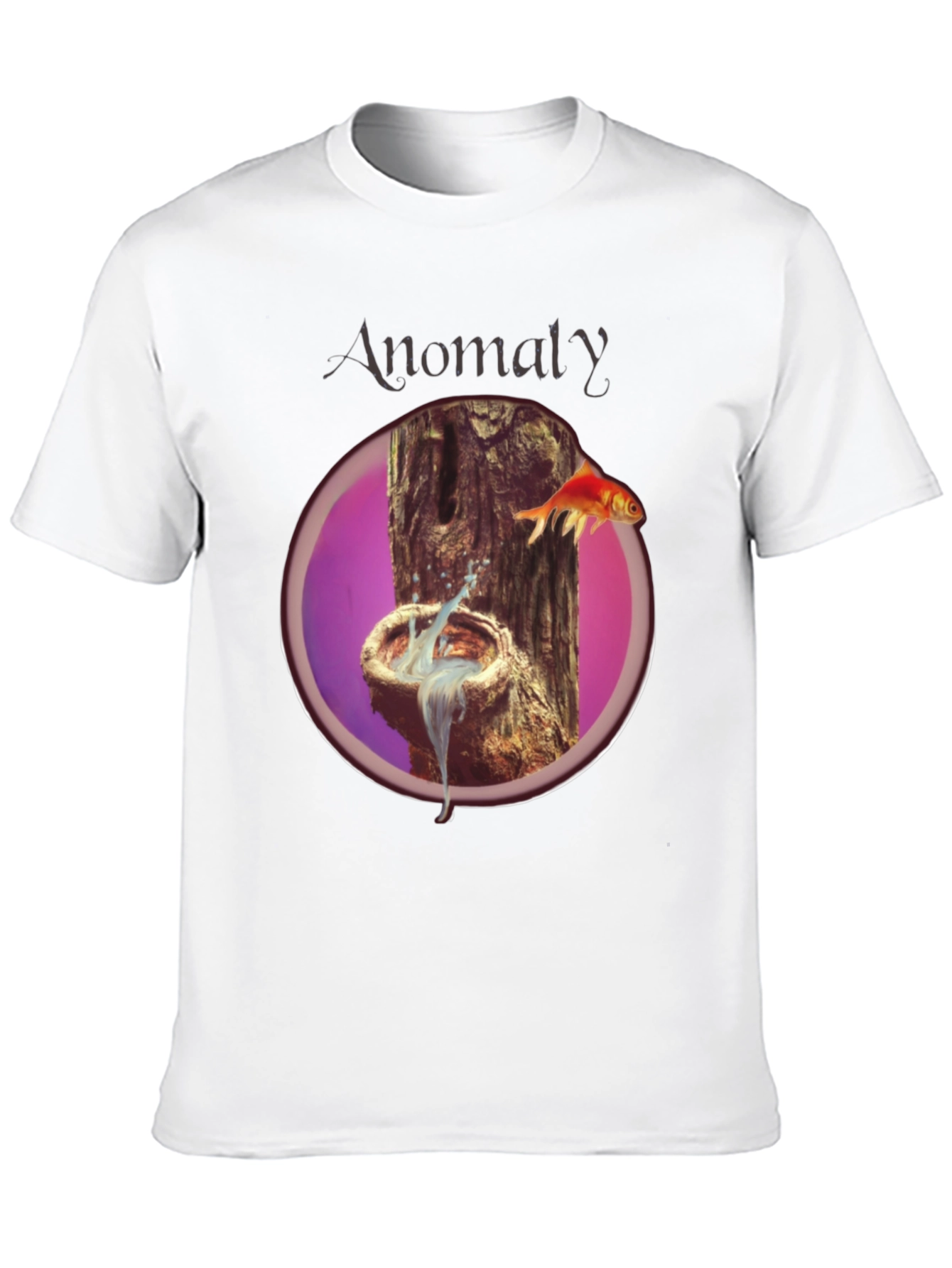 Anomaly Graphic Tee - Goldfish Surreal Design