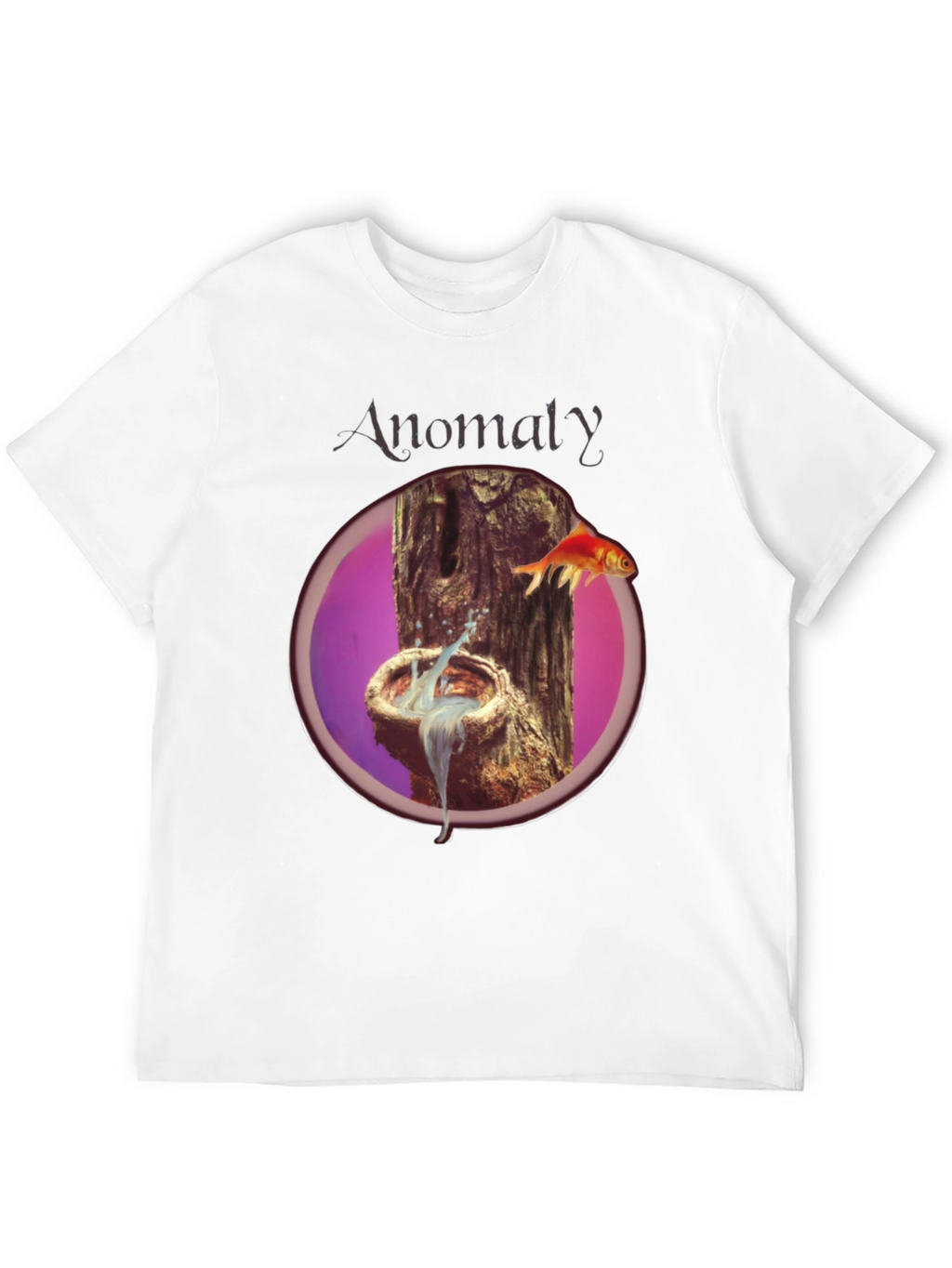 Anomaly Graphic Tee - Goldfish Surreal Design