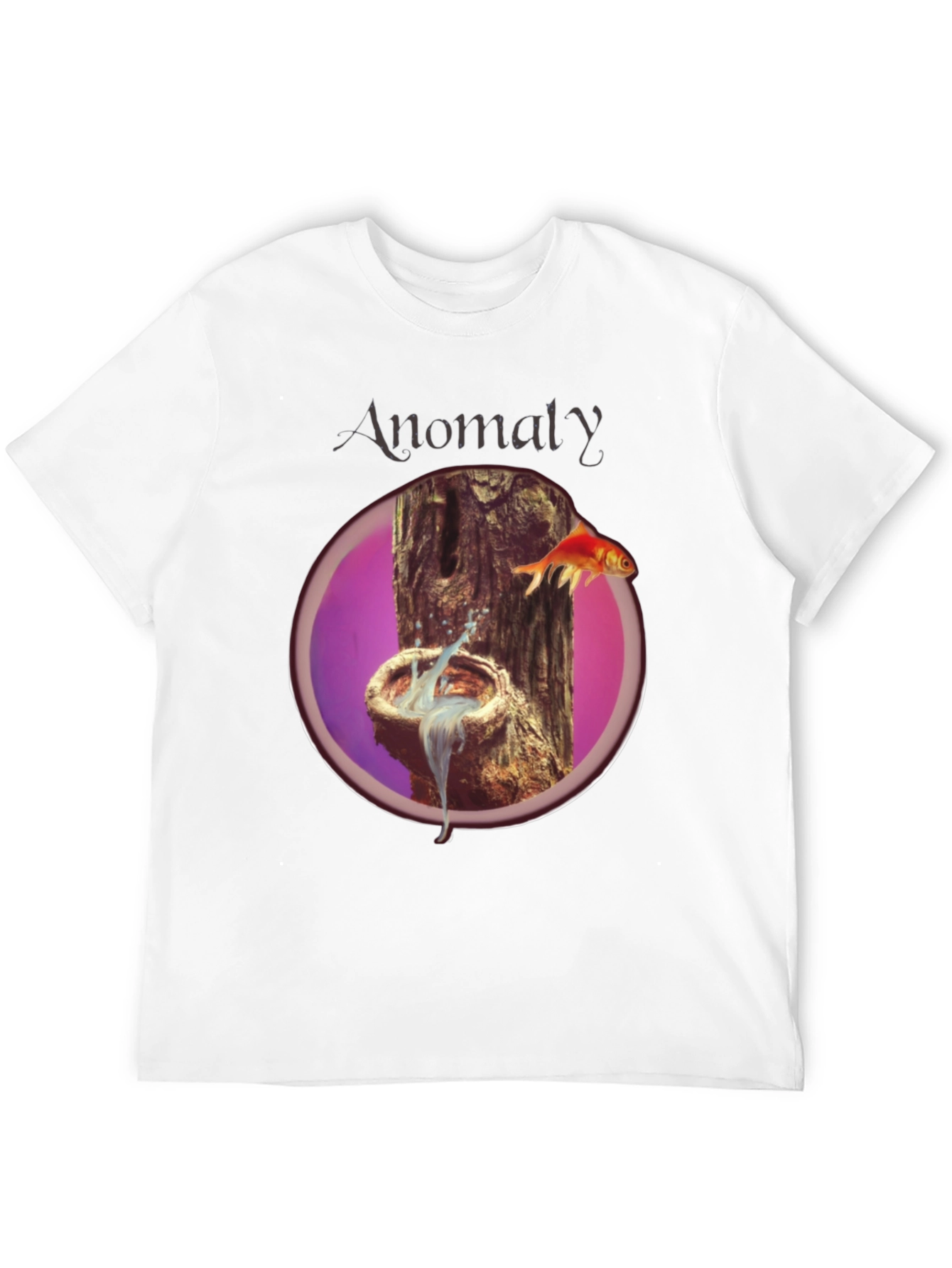 Anomaly Graphic Tee - Goldfish Surreal Design