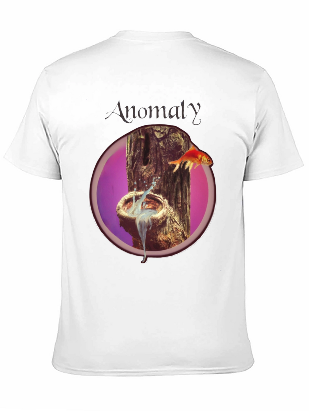 Anomaly Graphic Tee - Goldfish Surreal Design