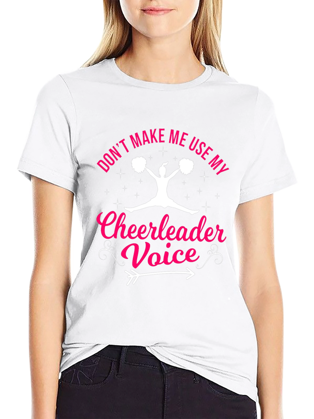 Cheerleader Voice Graphic T-Shirt