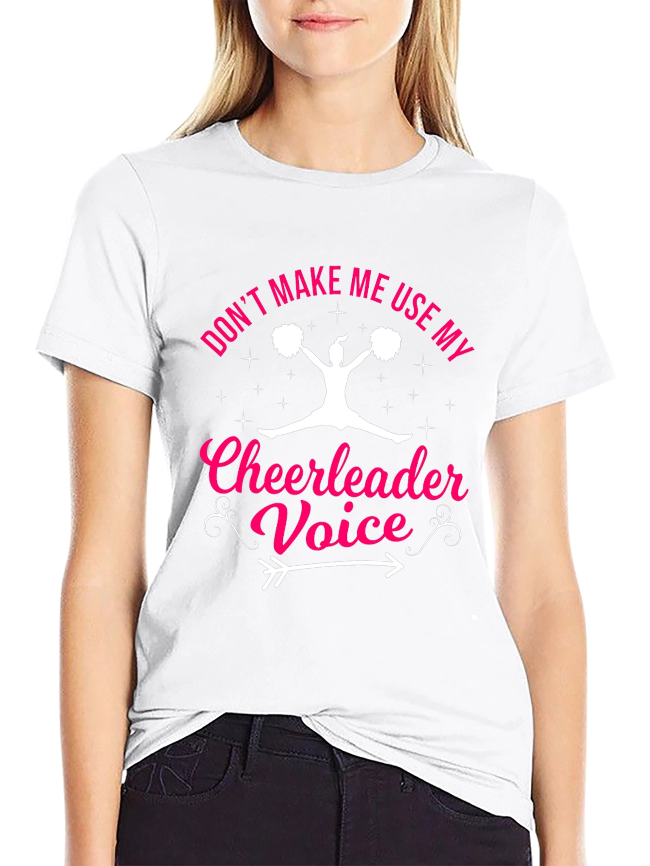 Cheerleader Voice Graphic T-Shirt