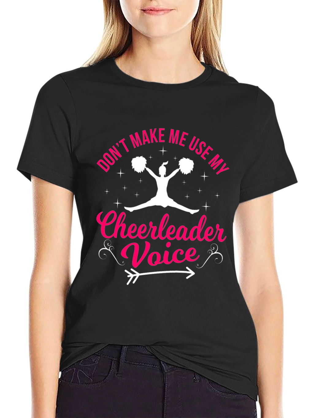 Cheerleader Voice Graphic T-Shirt