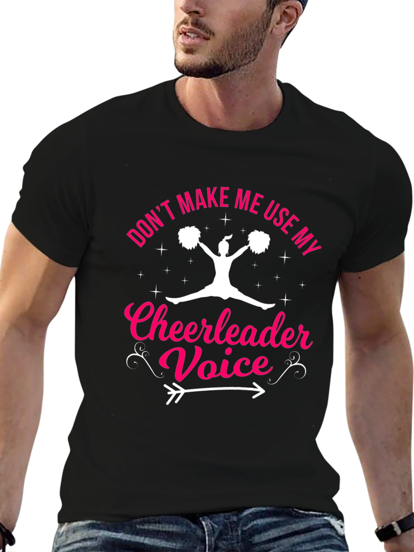 Cheerleader Voice Graphic T-Shirt