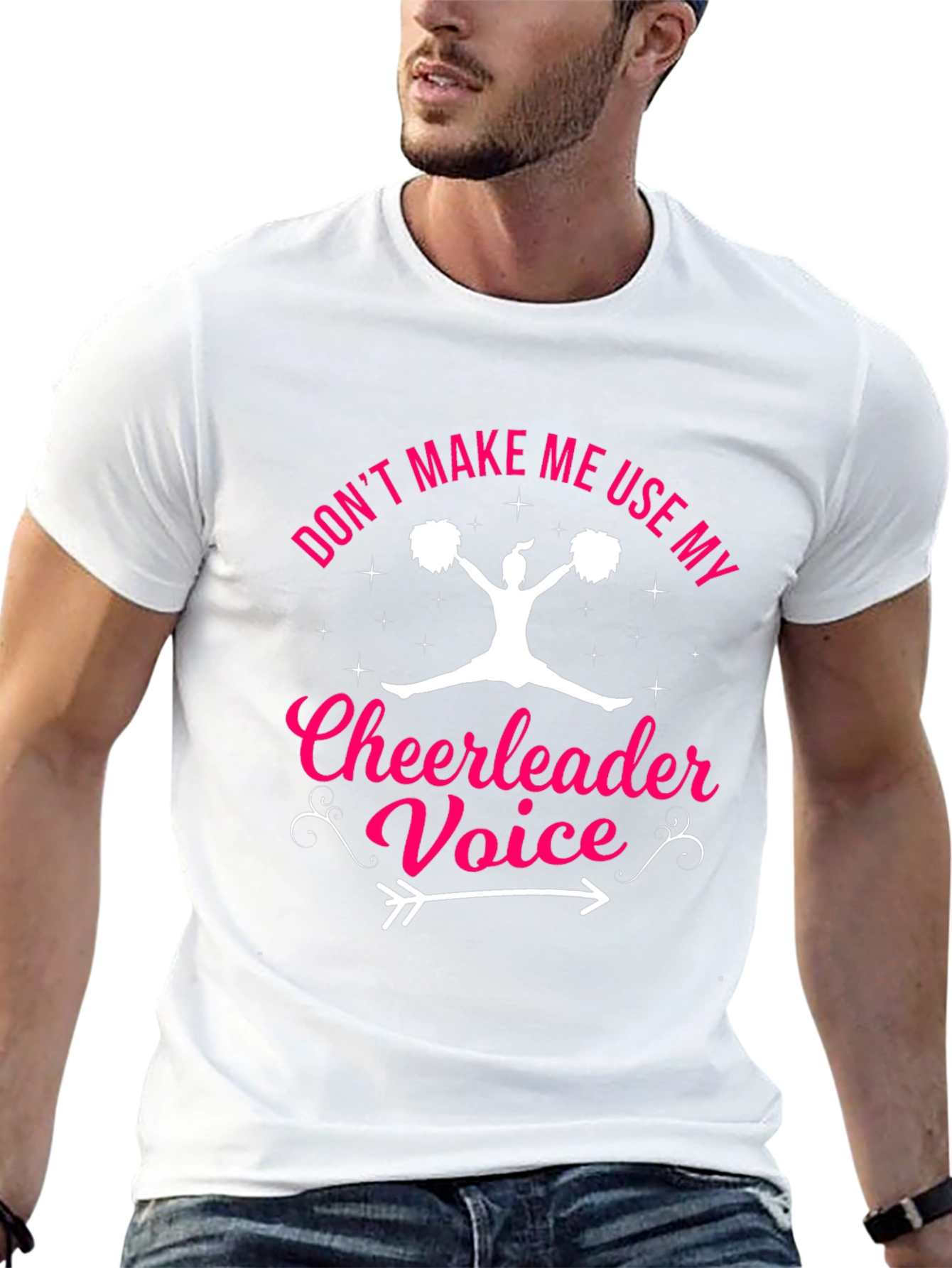 Cheerleader Voice Graphic T-Shirt