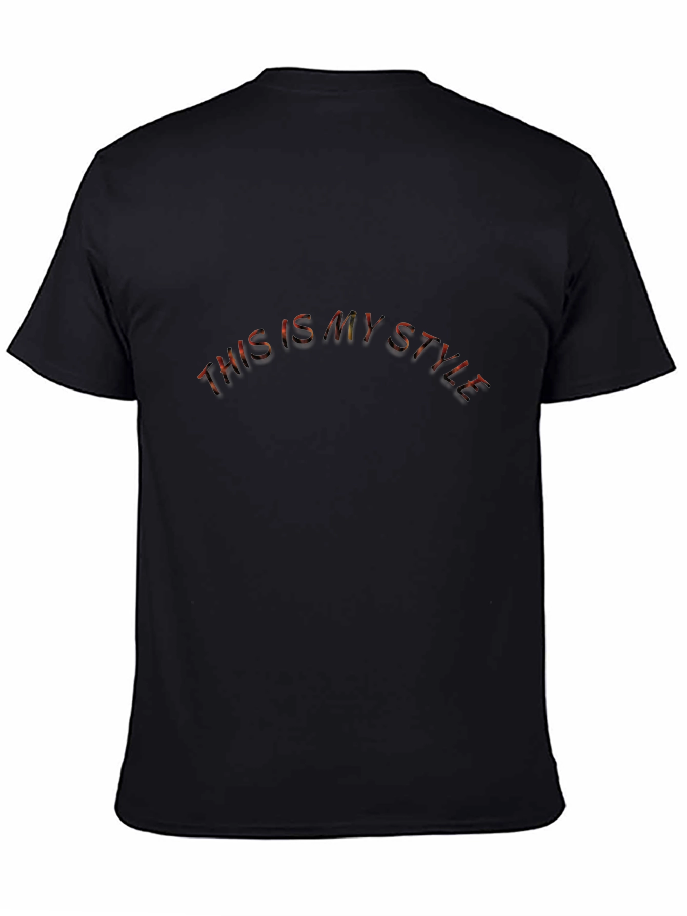 This Is My Style Graphic Black T-Shirt