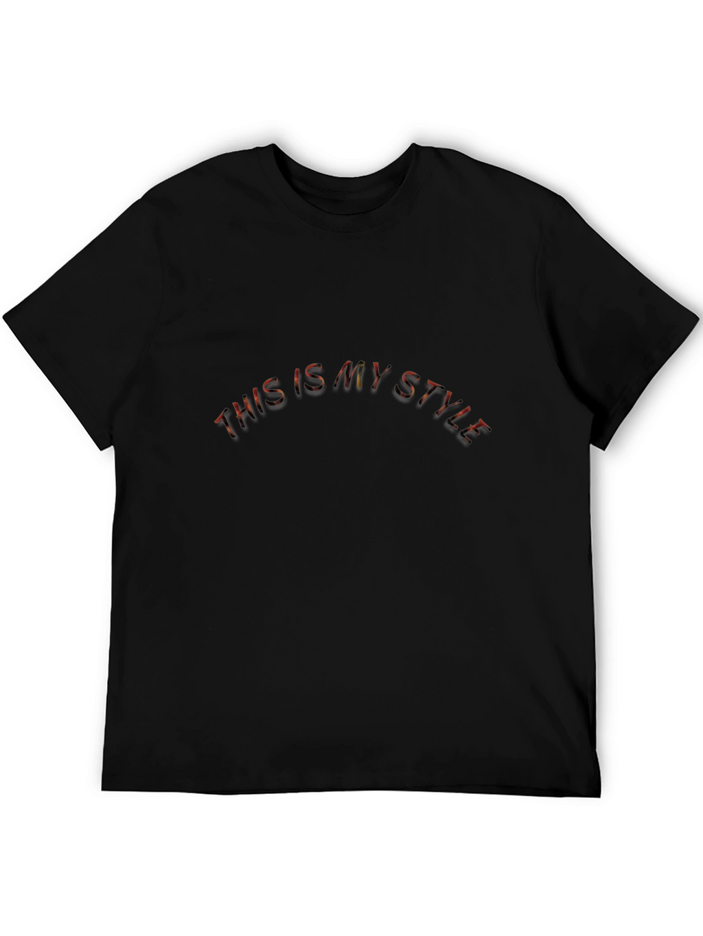 This Is My Style Graphic Black T-Shirt