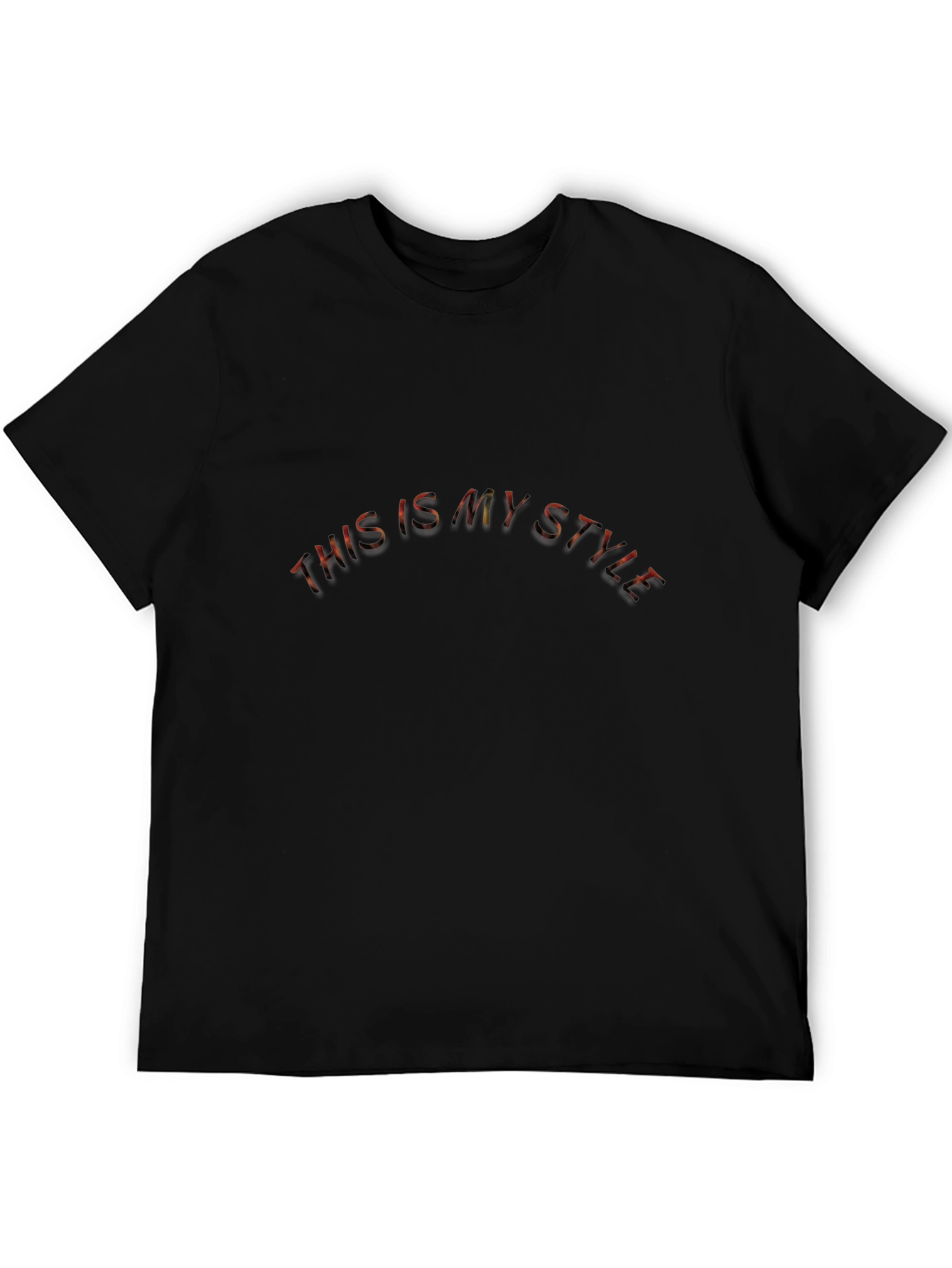 This Is My Style Graphic Black T-Shirt